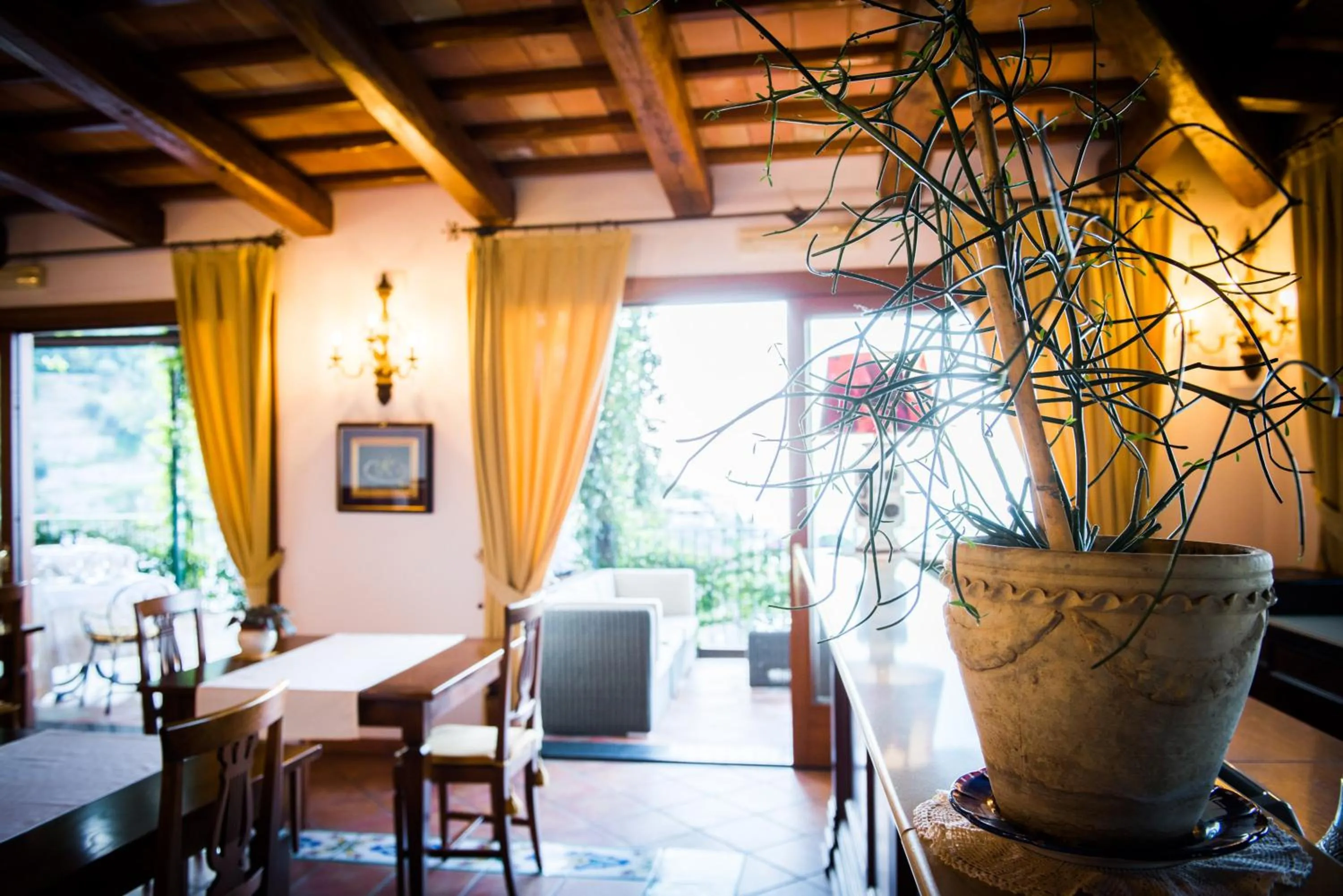 Decorative detail in Hotel Pellegrino