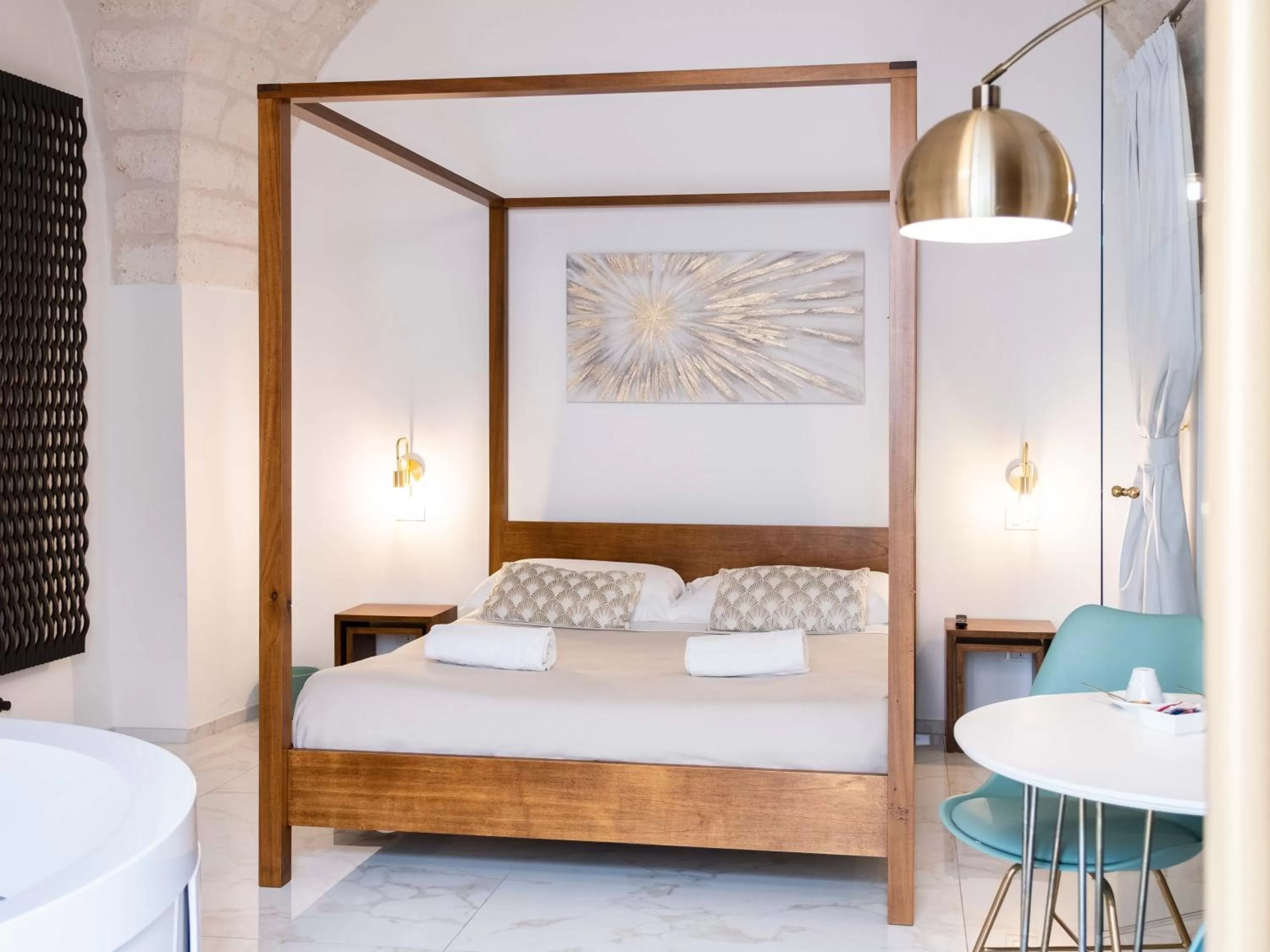Bed in Dama Bianca Boutique Hotel Ostuni