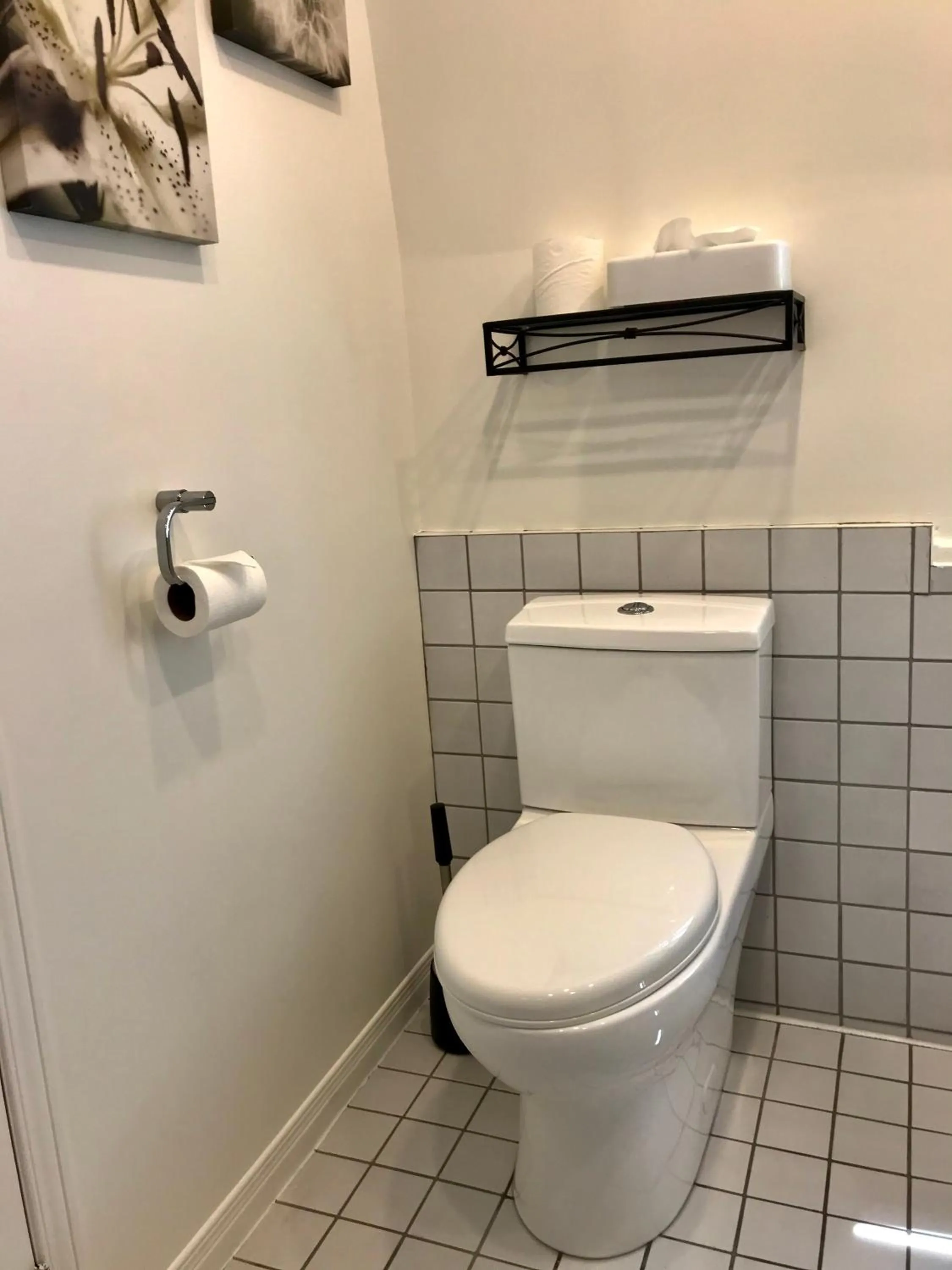 Toilet in Auberge du Sault-à-la-Puce