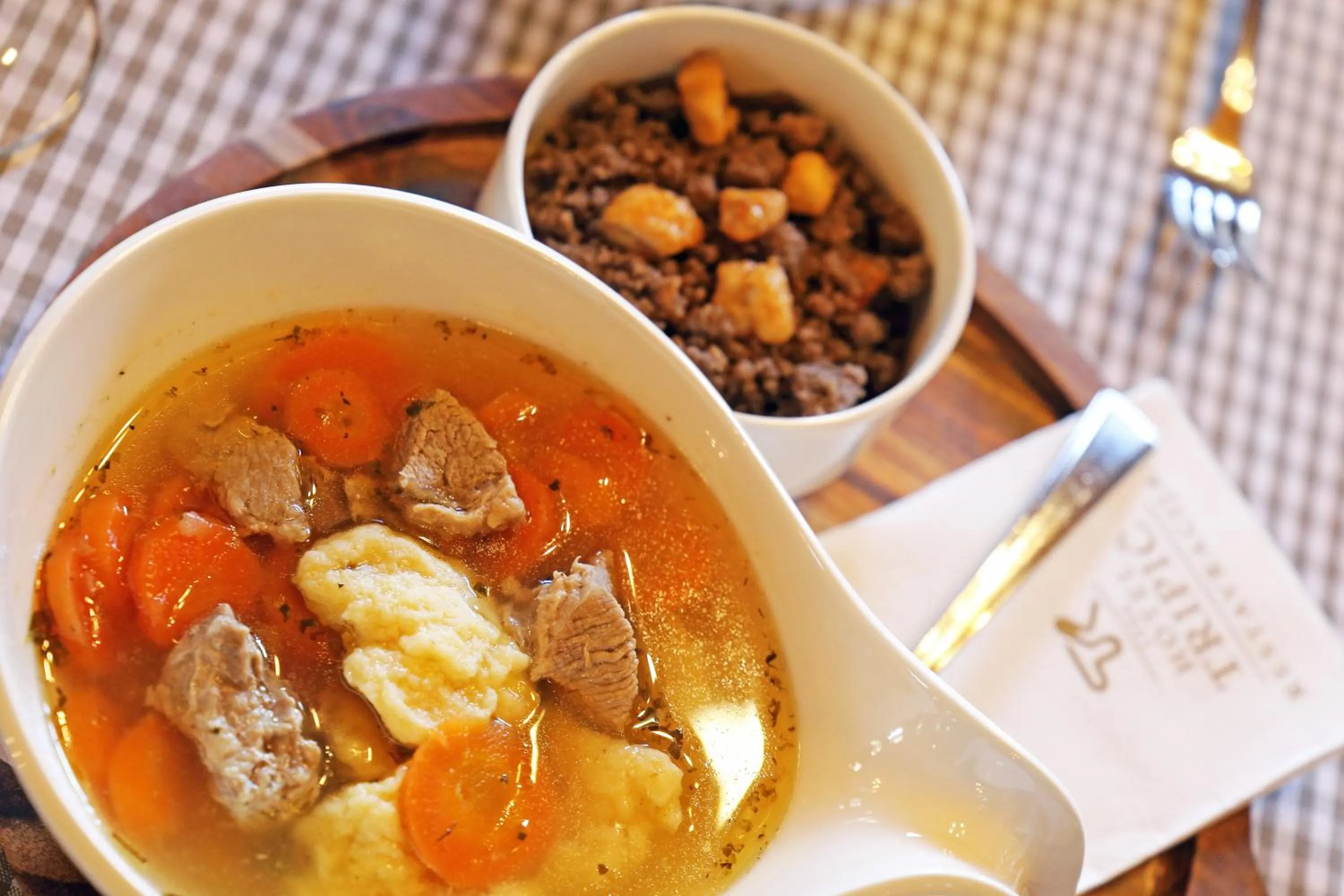 Food close-up in Hotel Tripič, restaurant and pizzeria