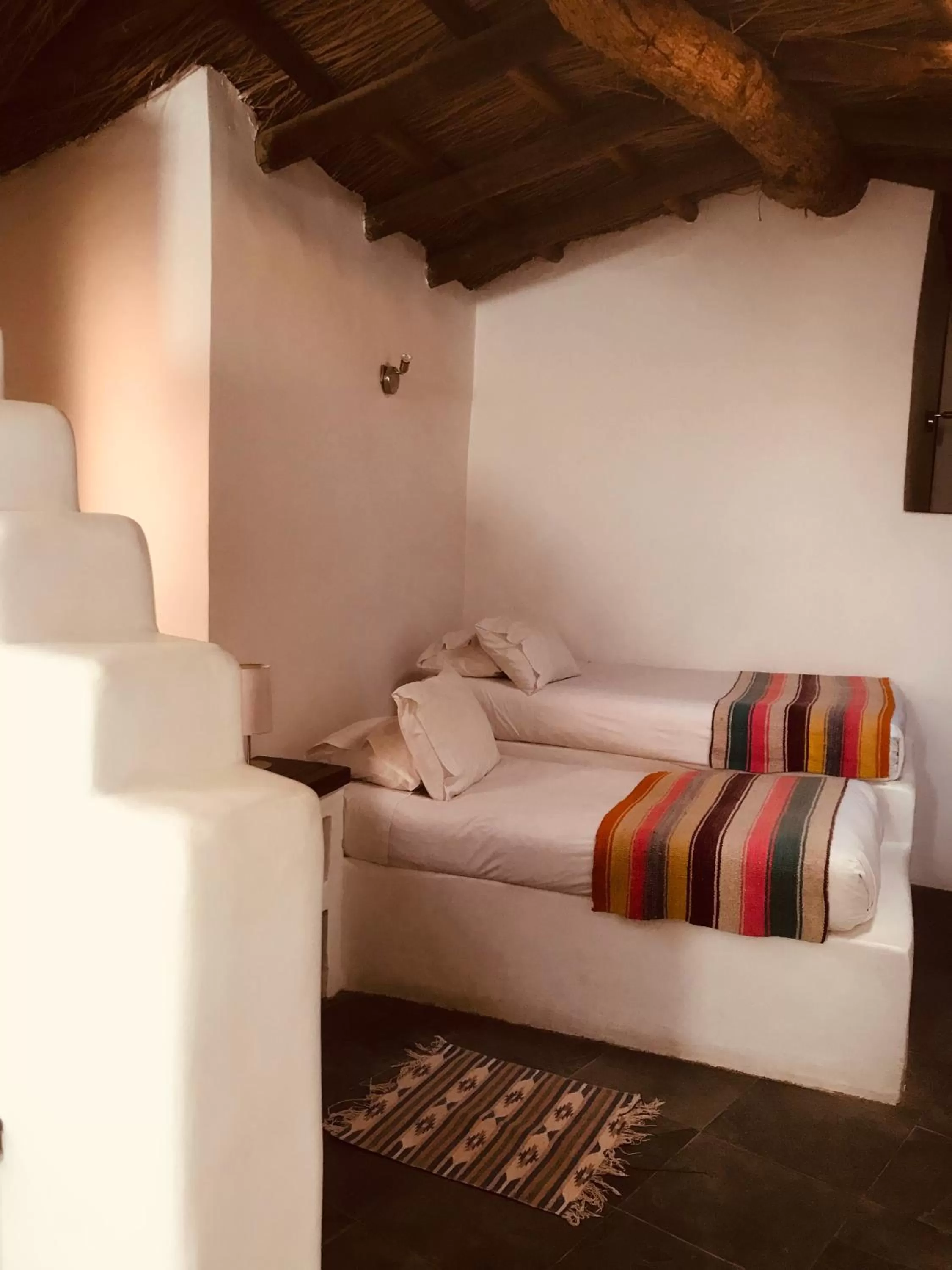 Decorative detail, Bed in Hotel La Aldea