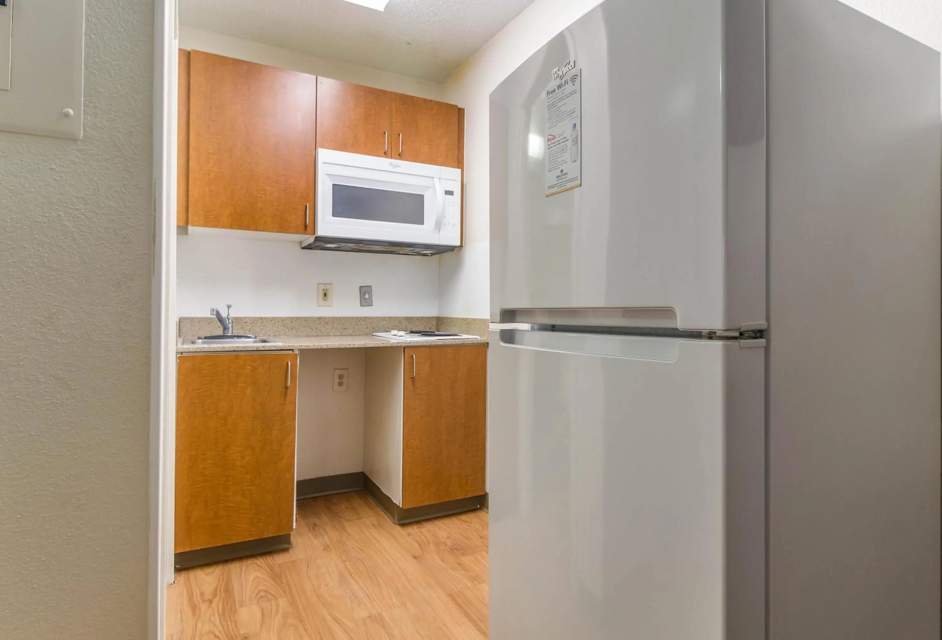 Photo of the whole room in HomeTowne Studios by Red Roof Houston - Northwest