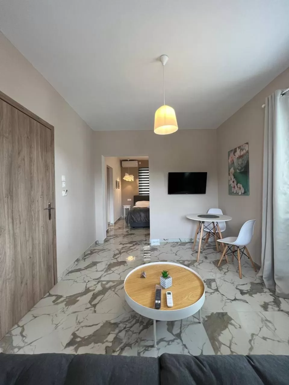 Living room in Elefsinian Mysteries Apartments