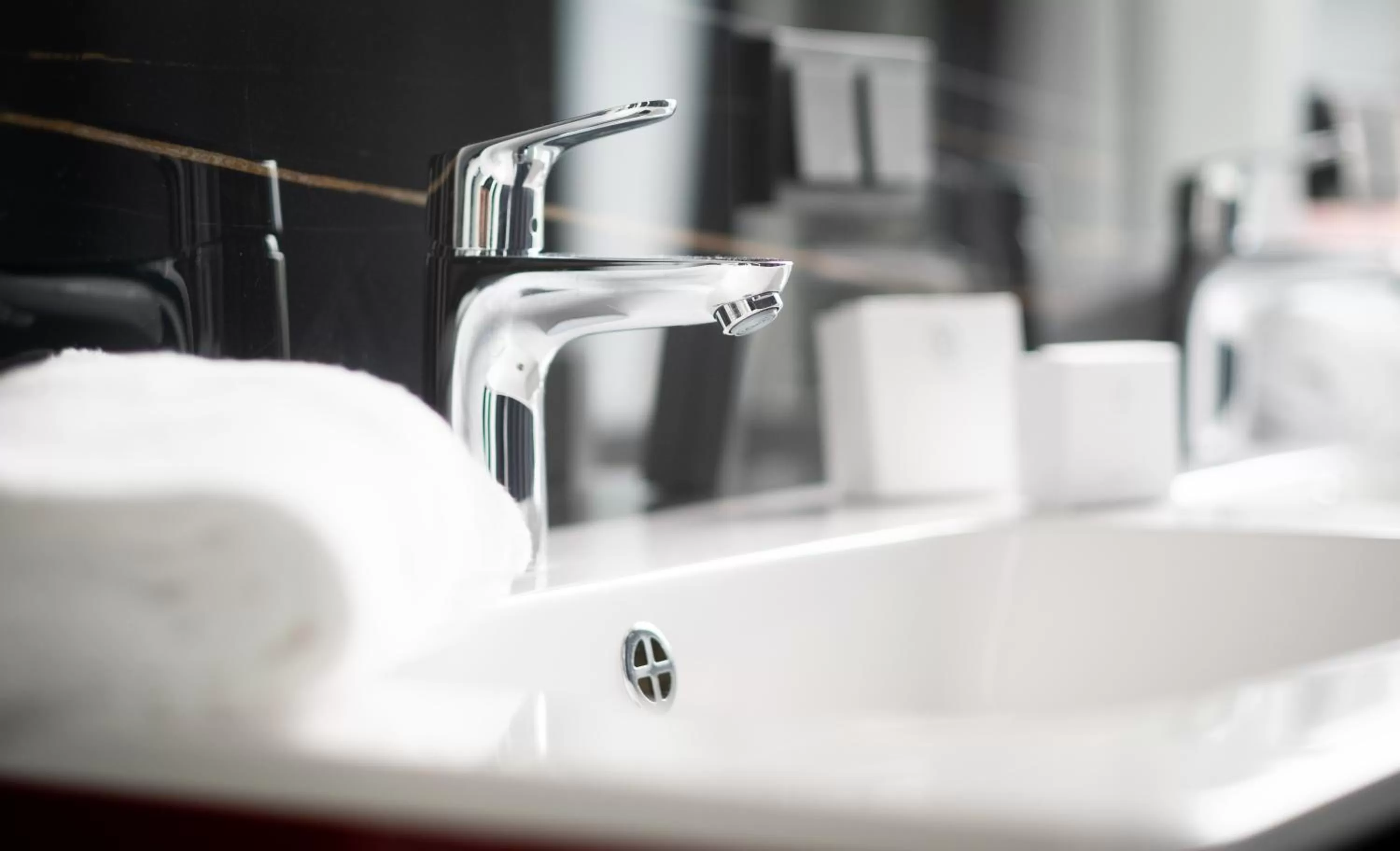 Bathroom in On The Way 24 - Sauna & Golfsimulator inklusive