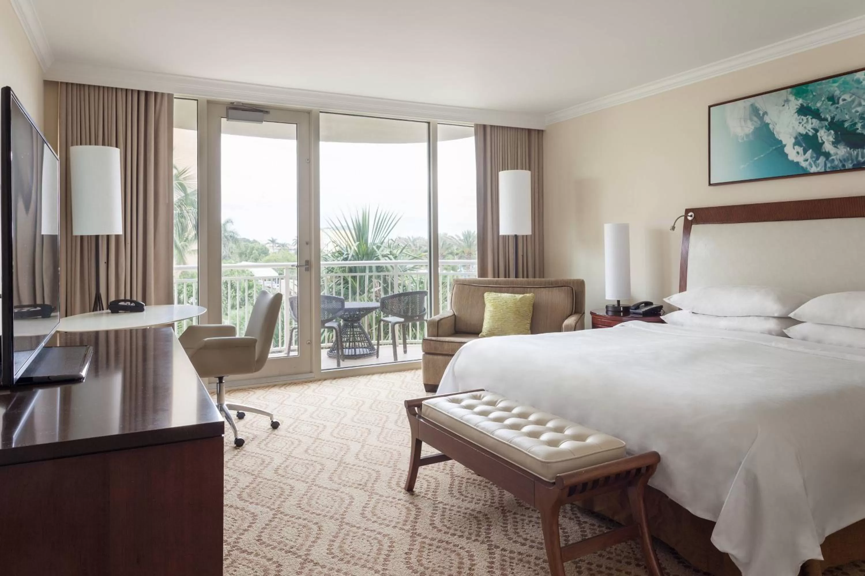 Photo of the whole room, Bed in JW Marriott Marco Island Beach Resort
