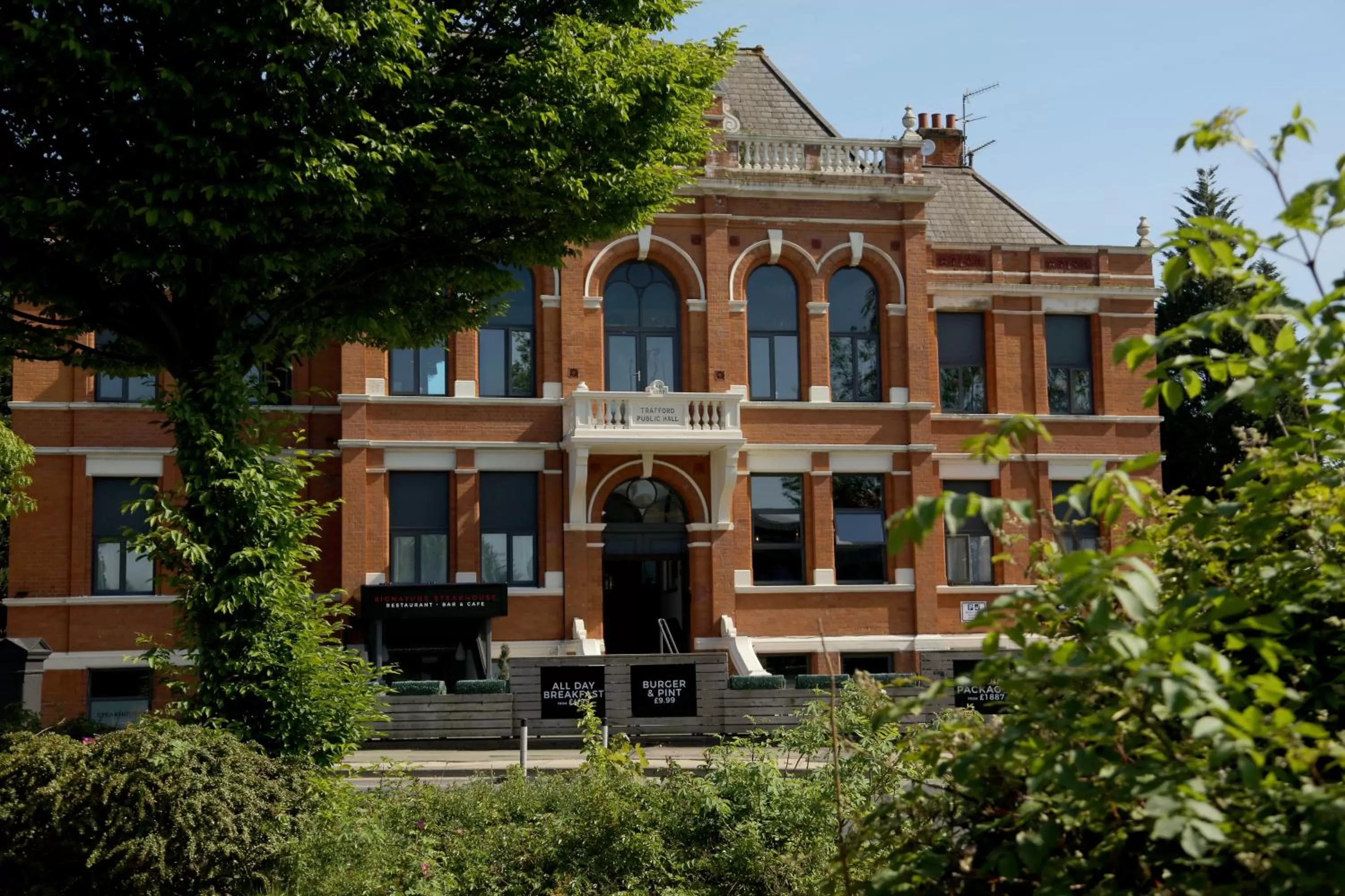 Property building in Trafford Hall Hotel Manchester, Trademark Collection by Wyndham