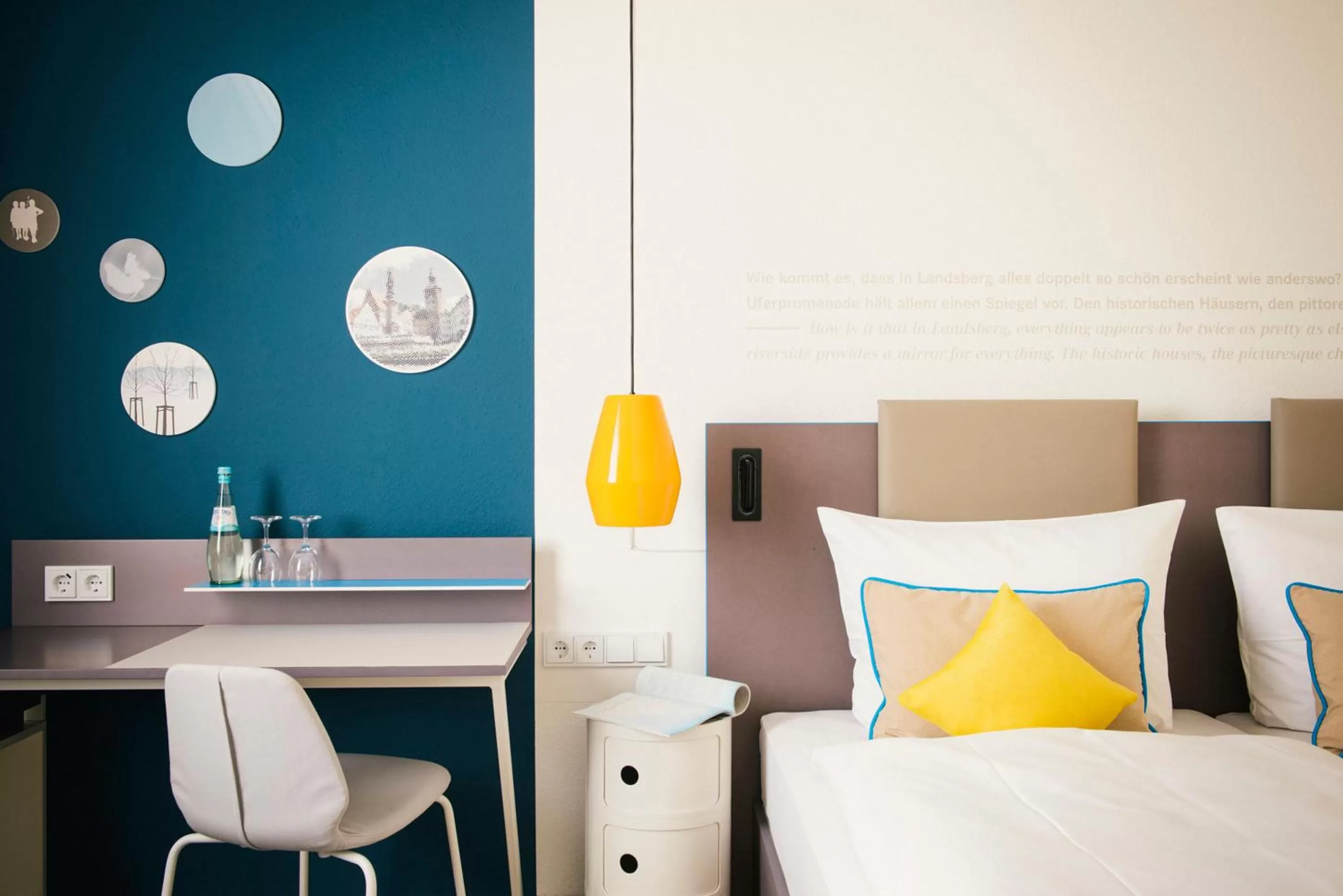 Bedroom, Bed in Vienna House Easy by Wyndham Limburg