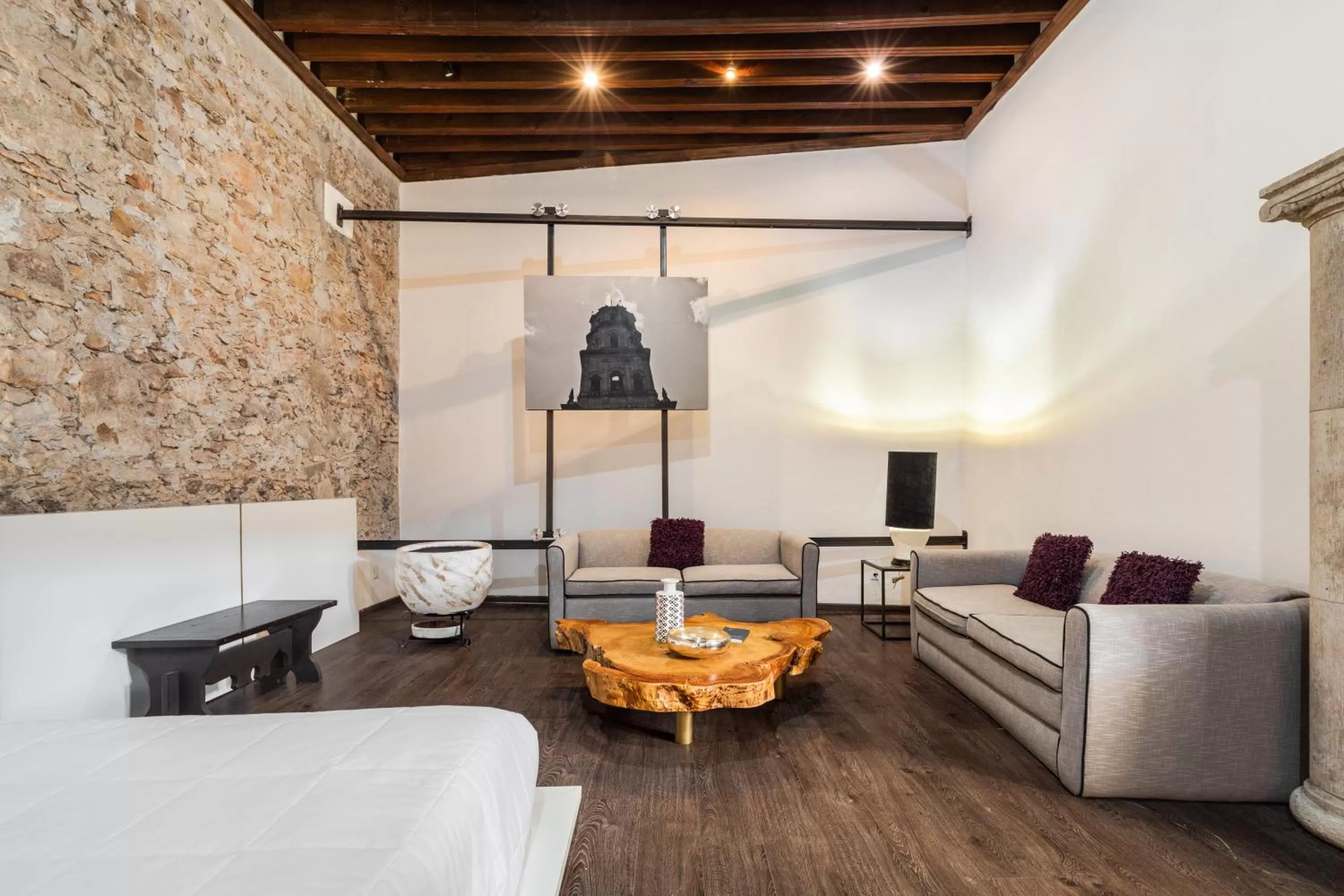 Living room in El Mesón de Santa Rosa