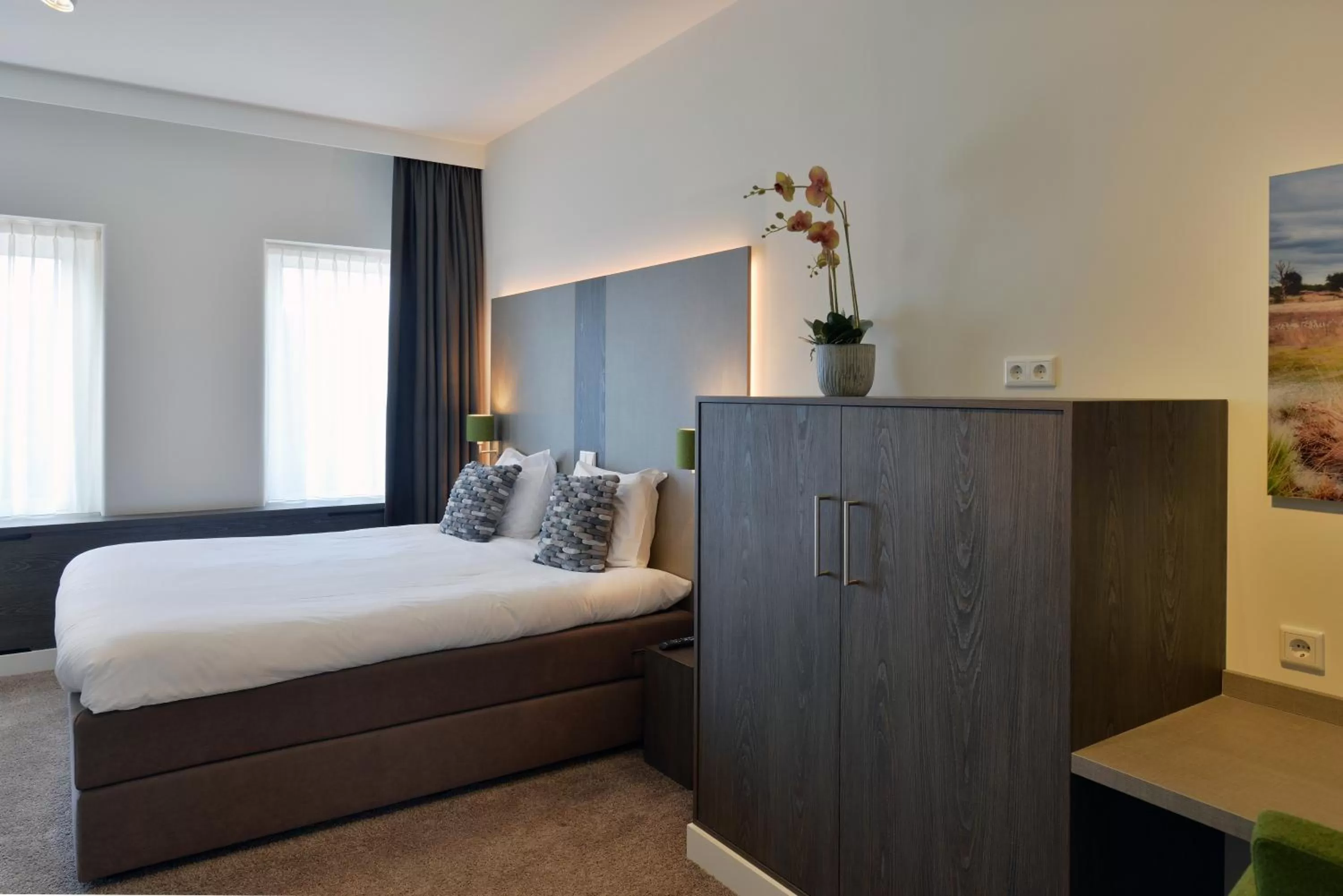 Photo of the whole room, Bed in Hotel de Leijhof Oisterwijk