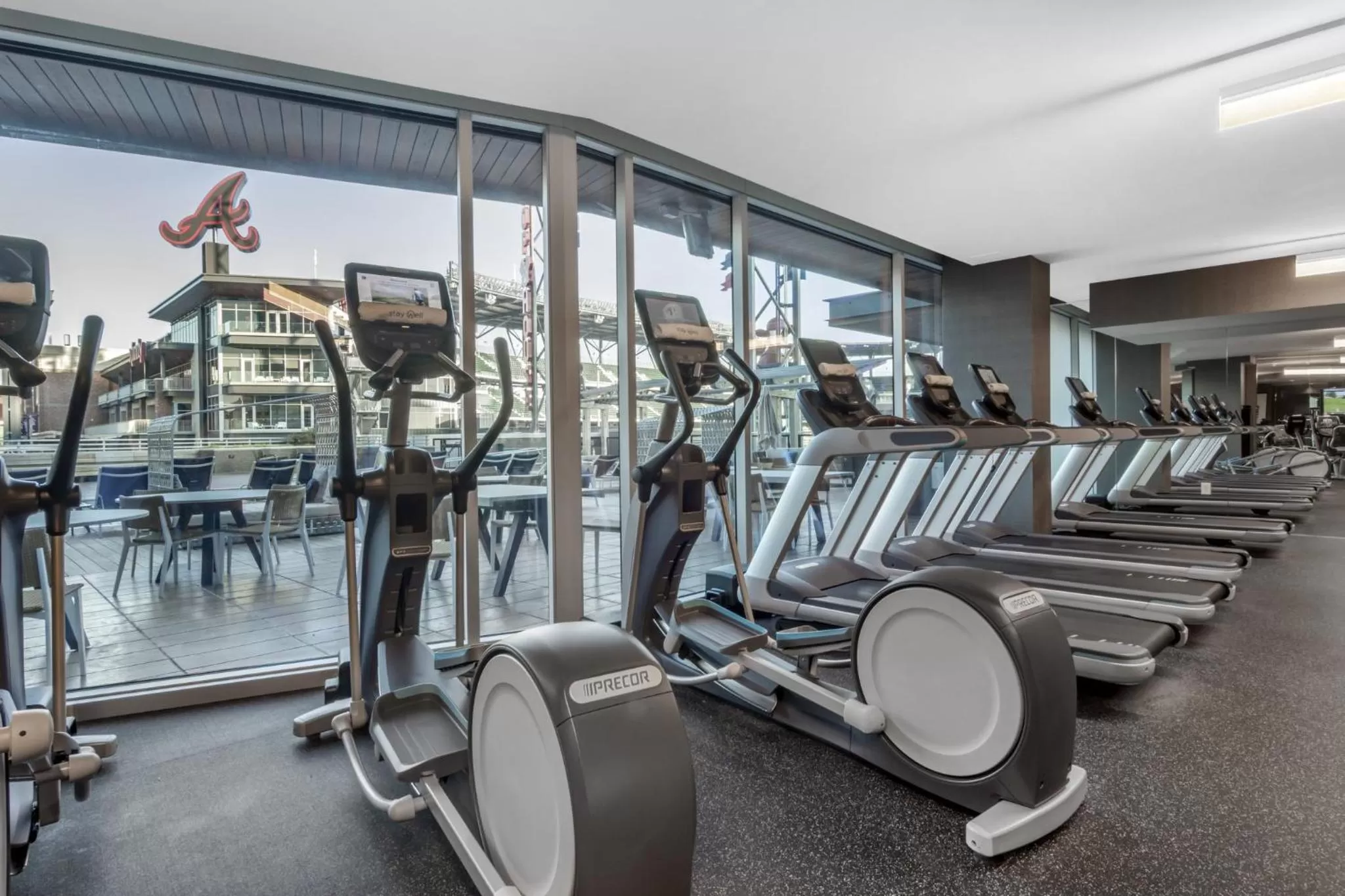 Fitness centre/facilities in Omni Hotel at the Battery Atlanta