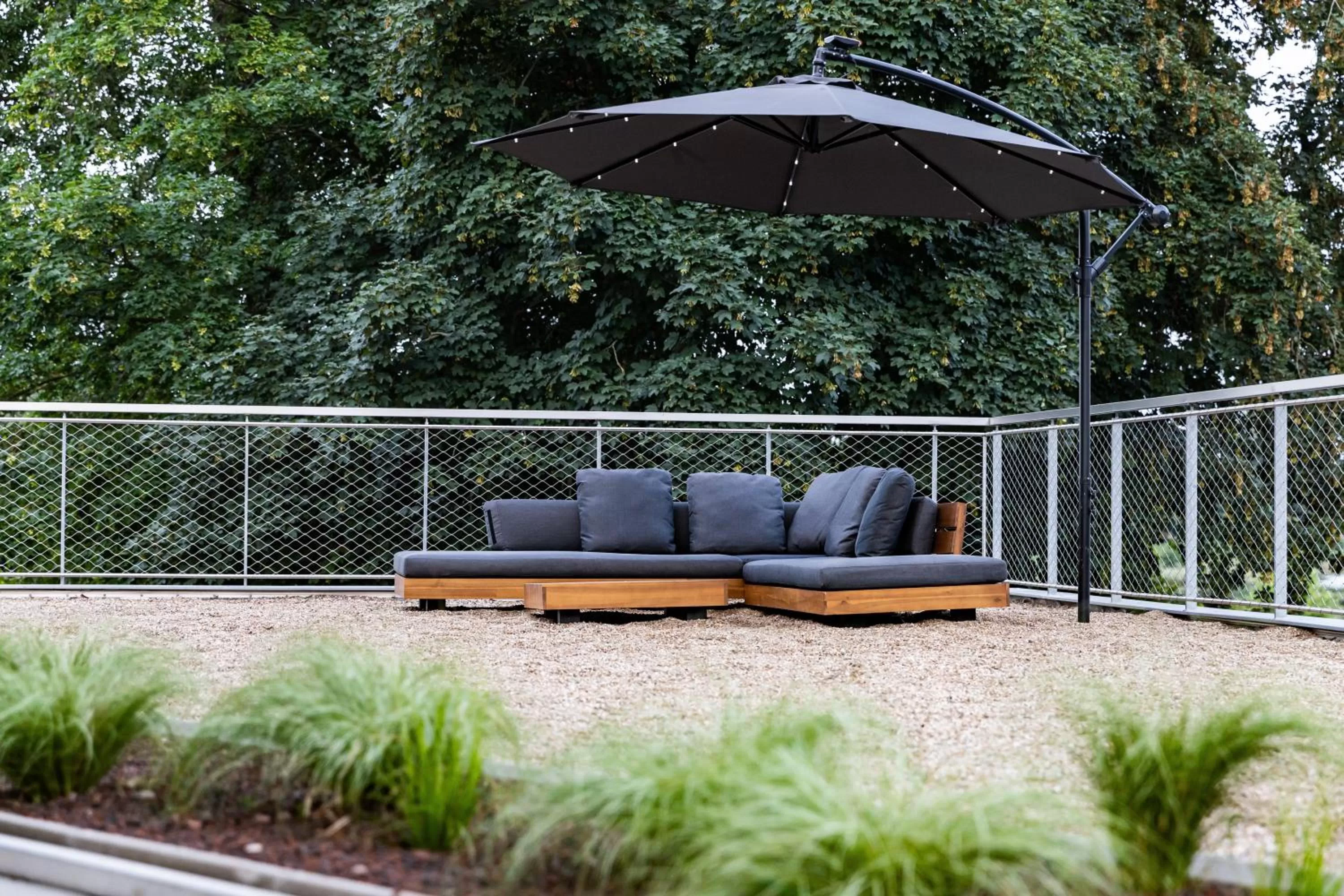 Balcony/Terrace in Das ELB Boardinghouse Hotel Restaurant