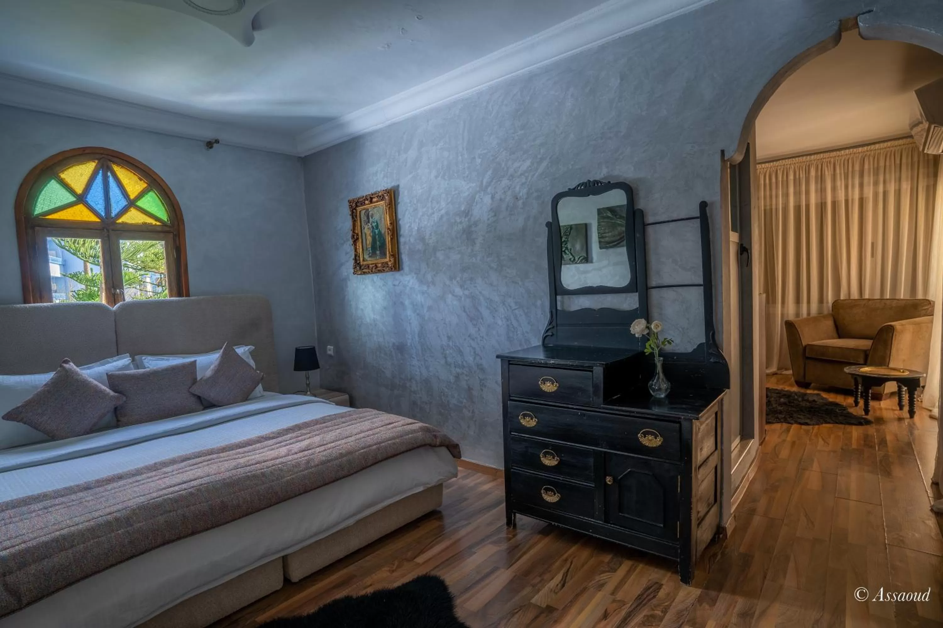 Bed in Hôtel ZIRYAB