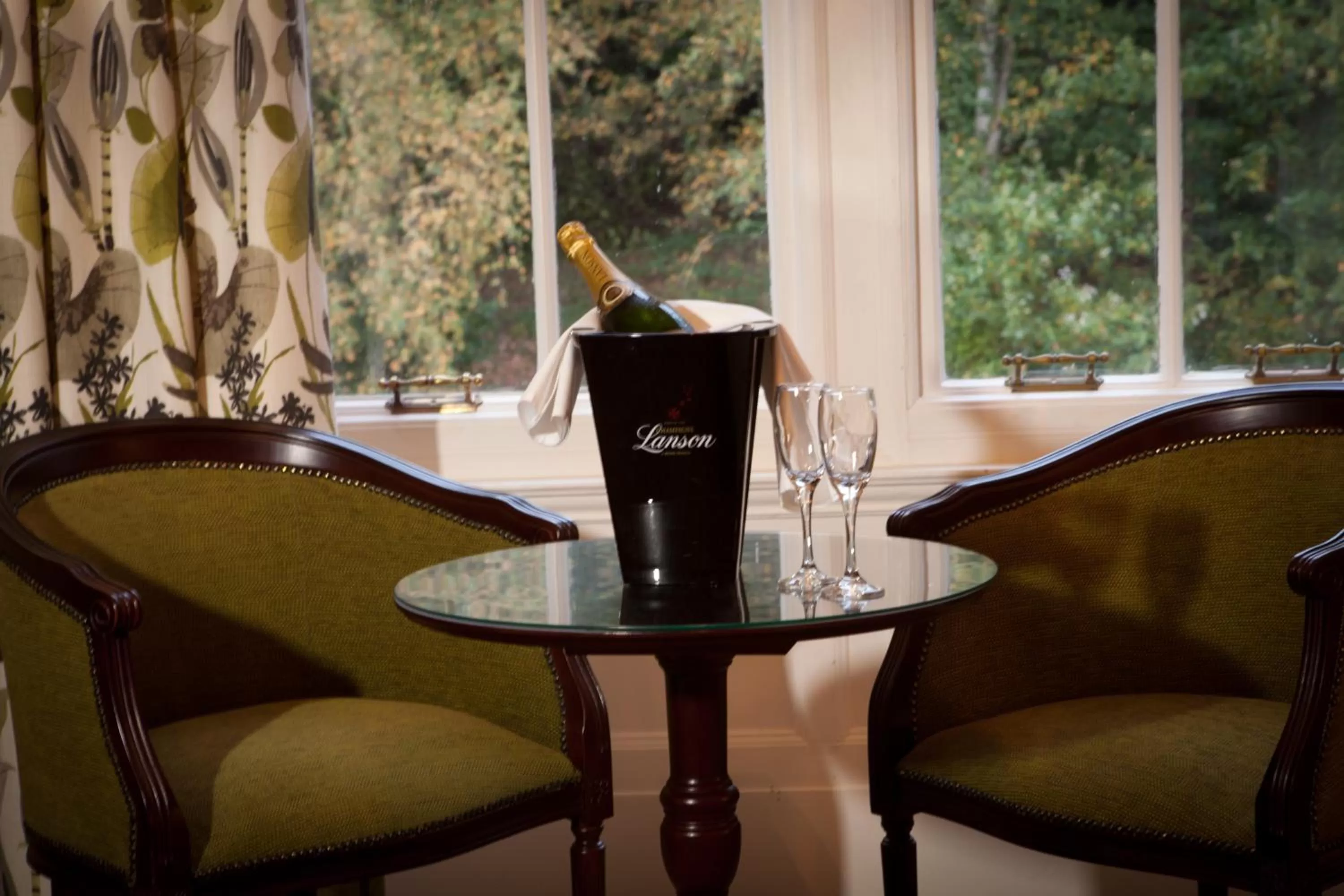 Seating area in Inglewood House and Spa