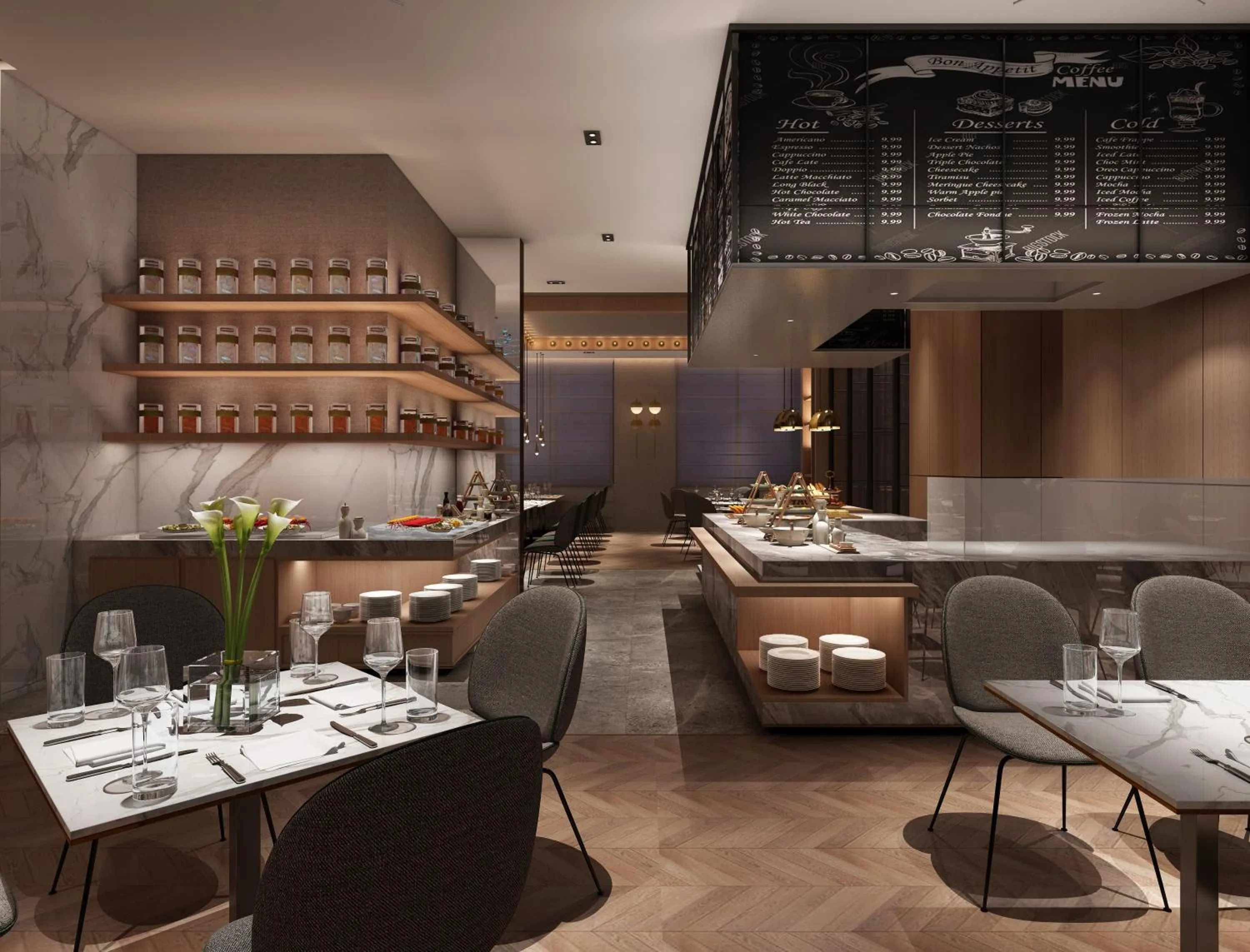 Restaurant/places to eat in Buddy Hotel-Free Shuttle to Canton Fair Complex during Canton Fair Period