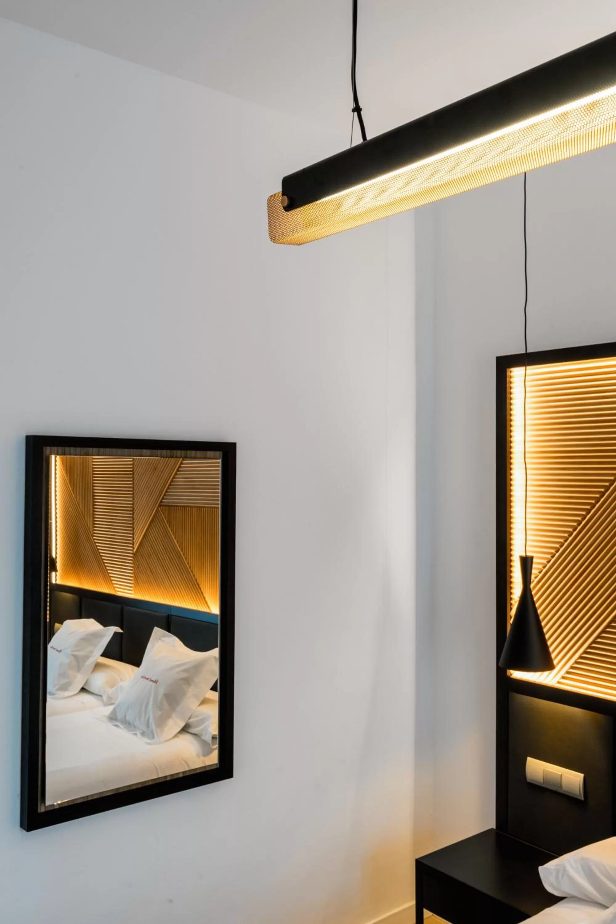 Decorative detail, Bed in Hotel Sevilla