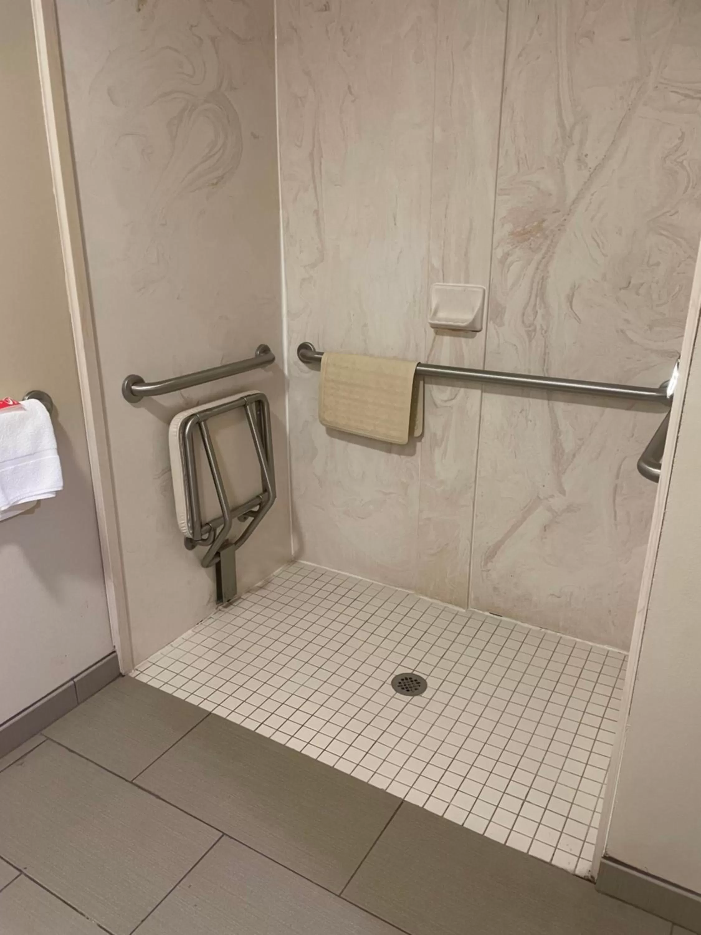 Shower in Econo Lodge Newport Smoky Mountains Gateway