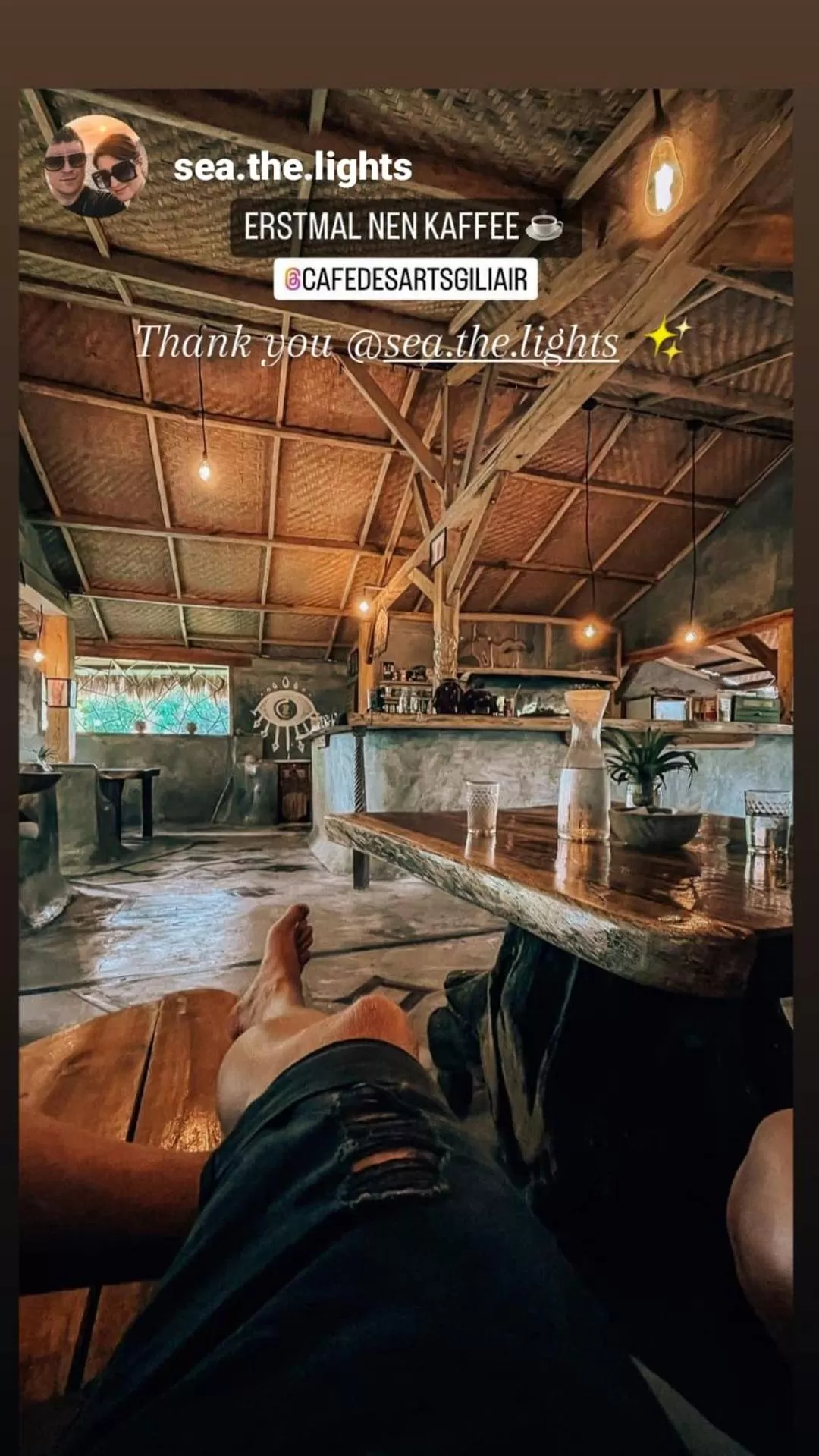 Restaurant/places to eat in Café des Arts Gili Air