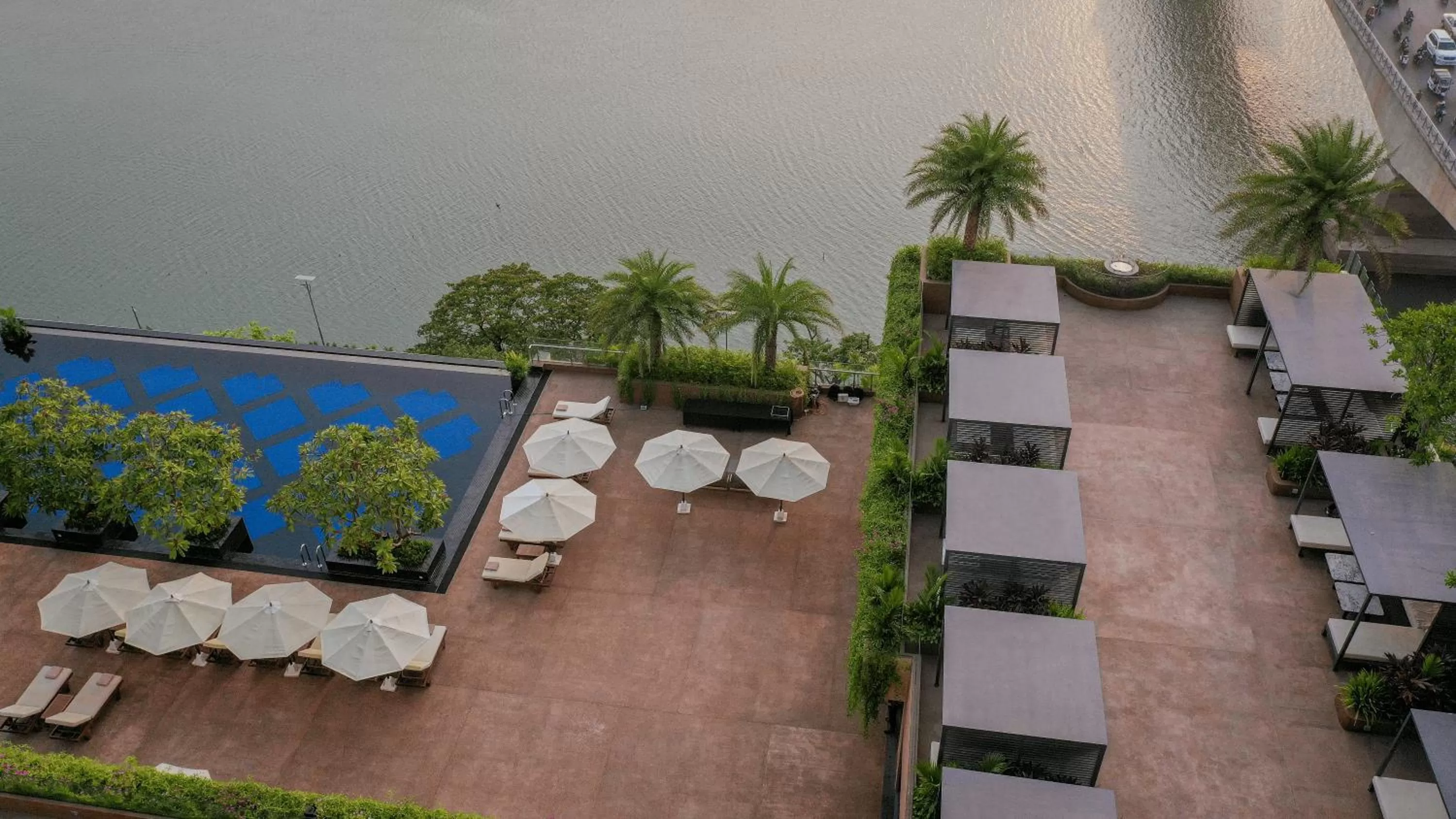 Swimming pool in SUN & MOON, Riverside Hotel