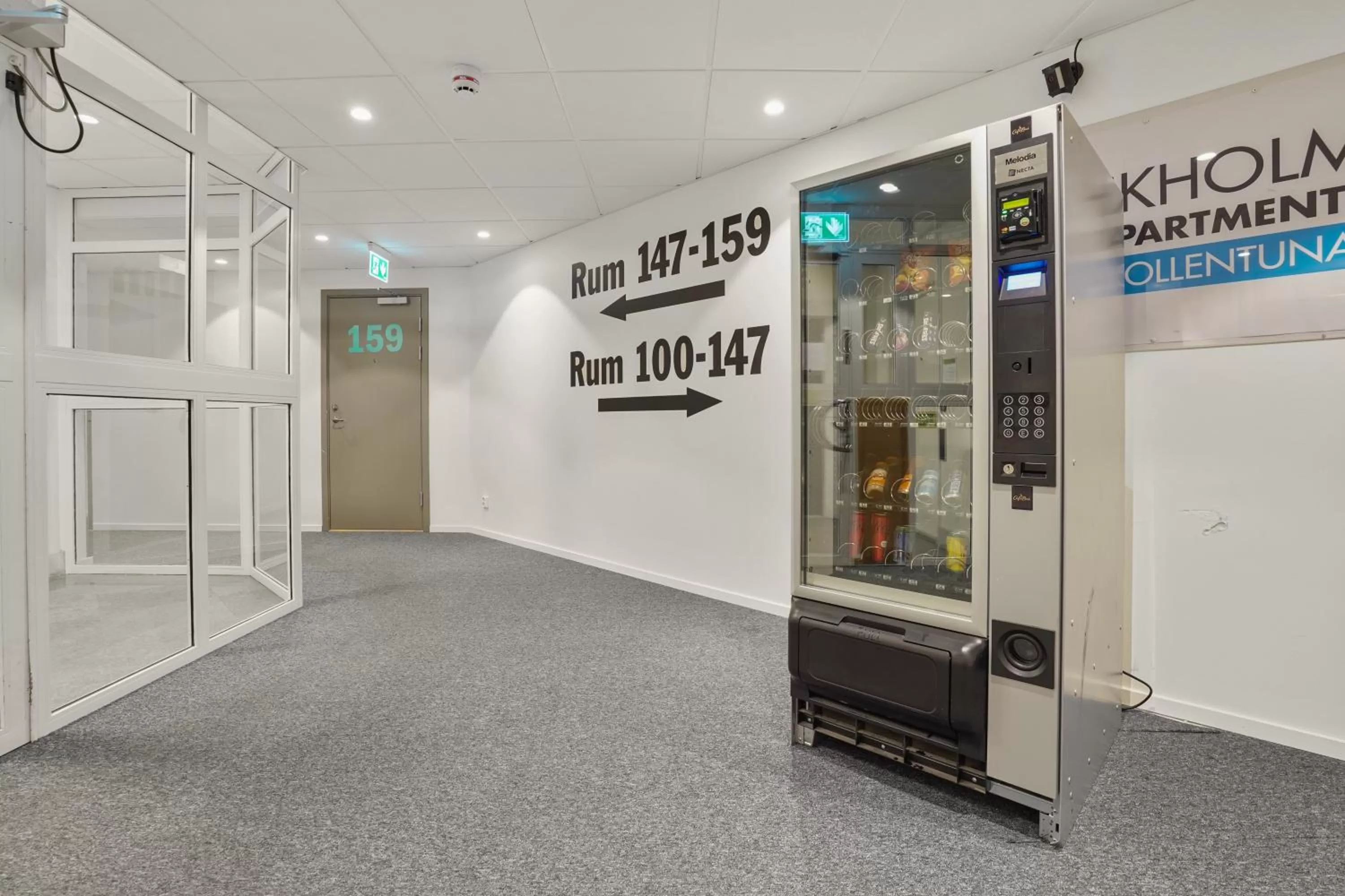 vending machine in Stockholm Hotel Apartments Sollentuna