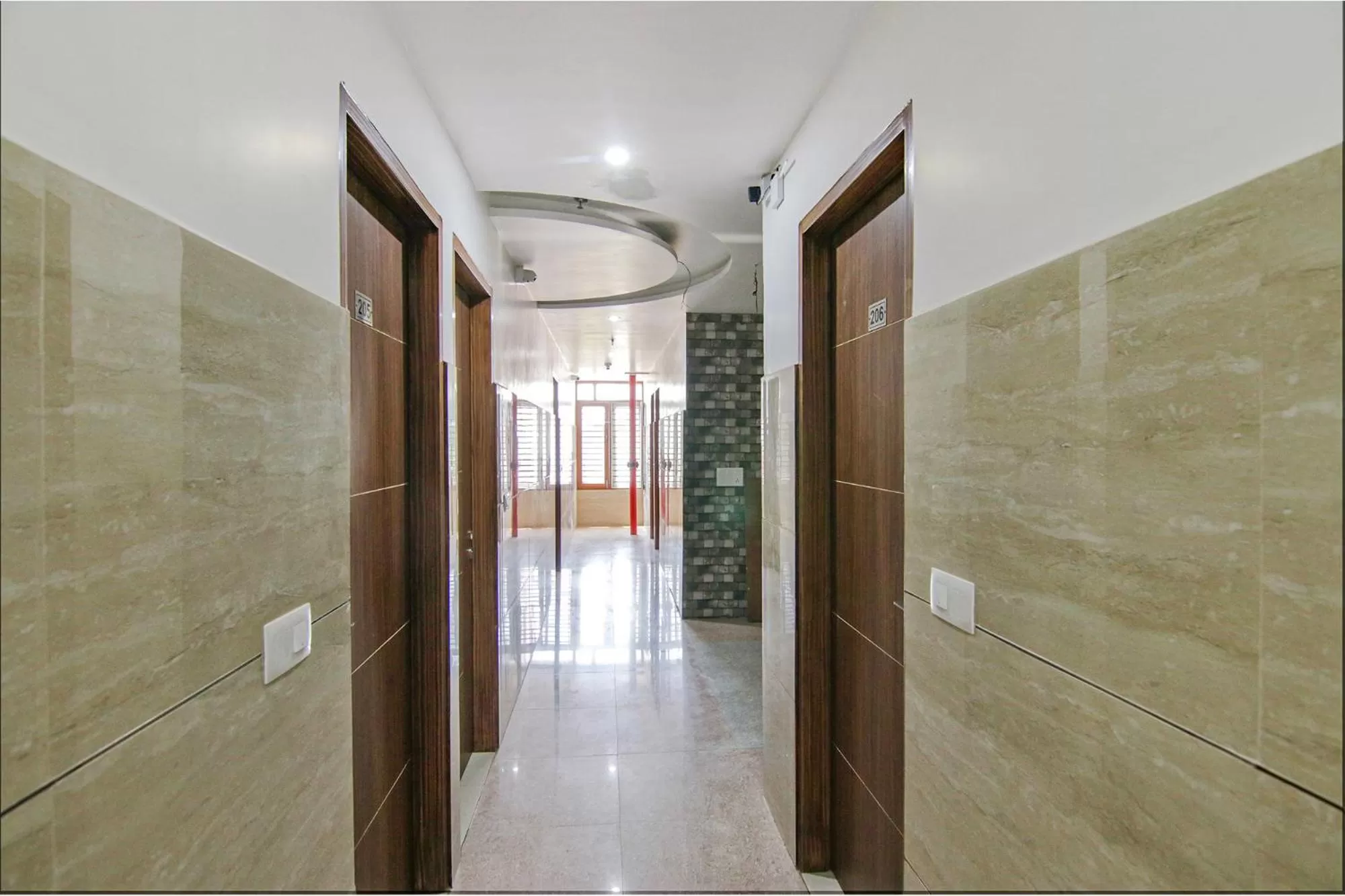 Lobby or reception in FabHotel Meridian Inn