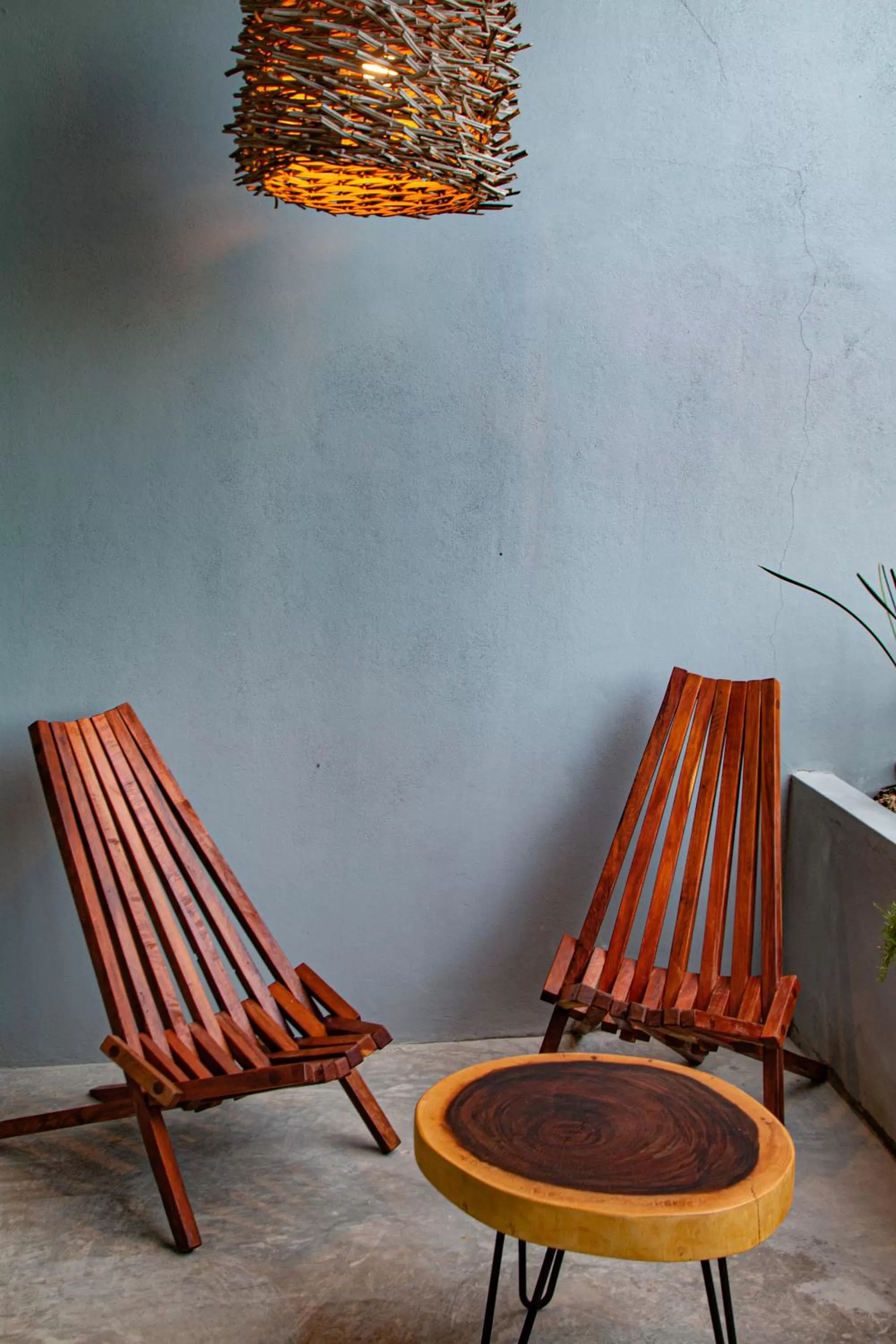 Patio in Little Gem Hotel Tulum La Veleta