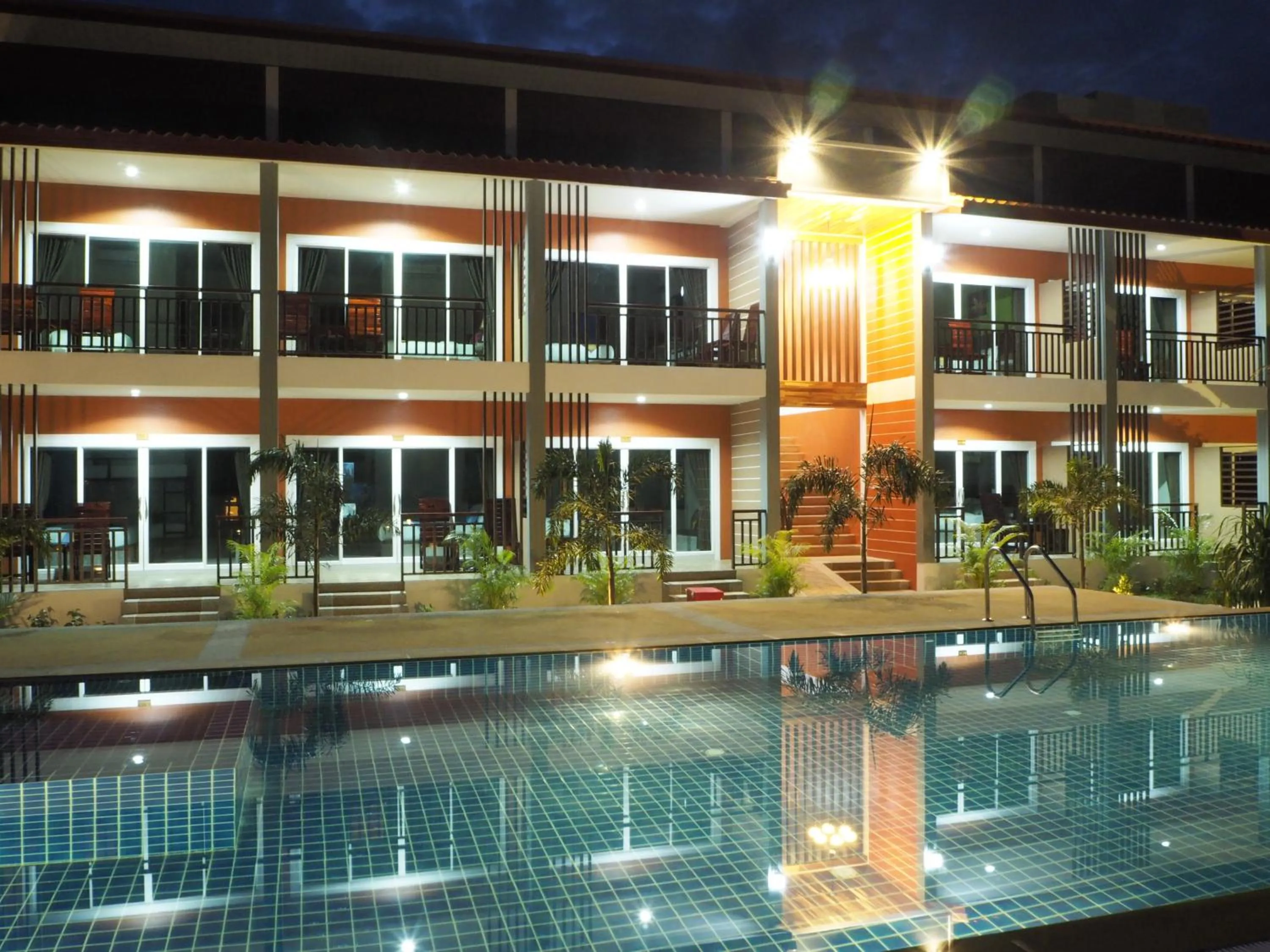 Pool view in Hatzanda Lanta Resort - SHA Extra Plus