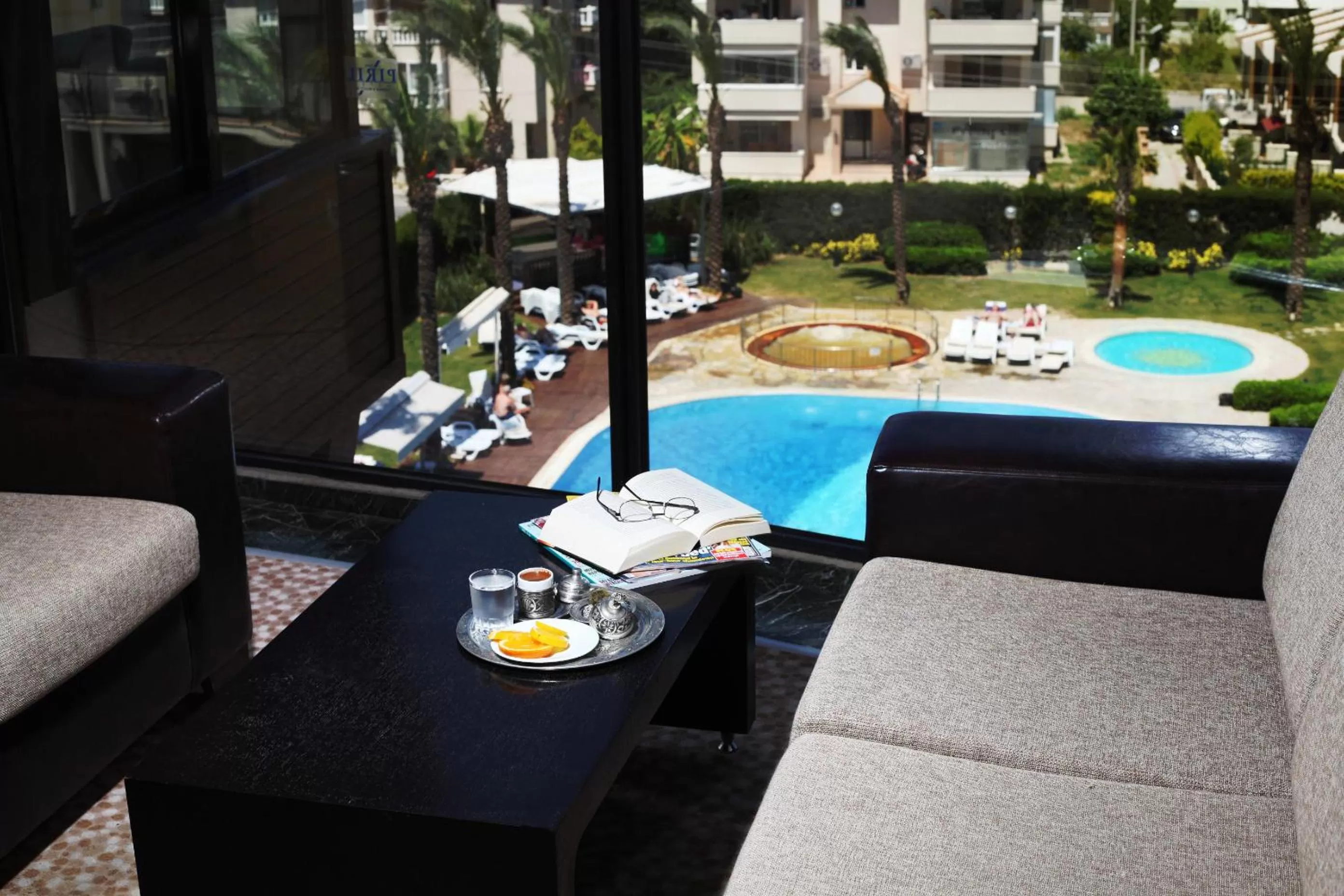 Communal lounge/ TV room in Pırıl Hotel Thermal&Beauty SPA