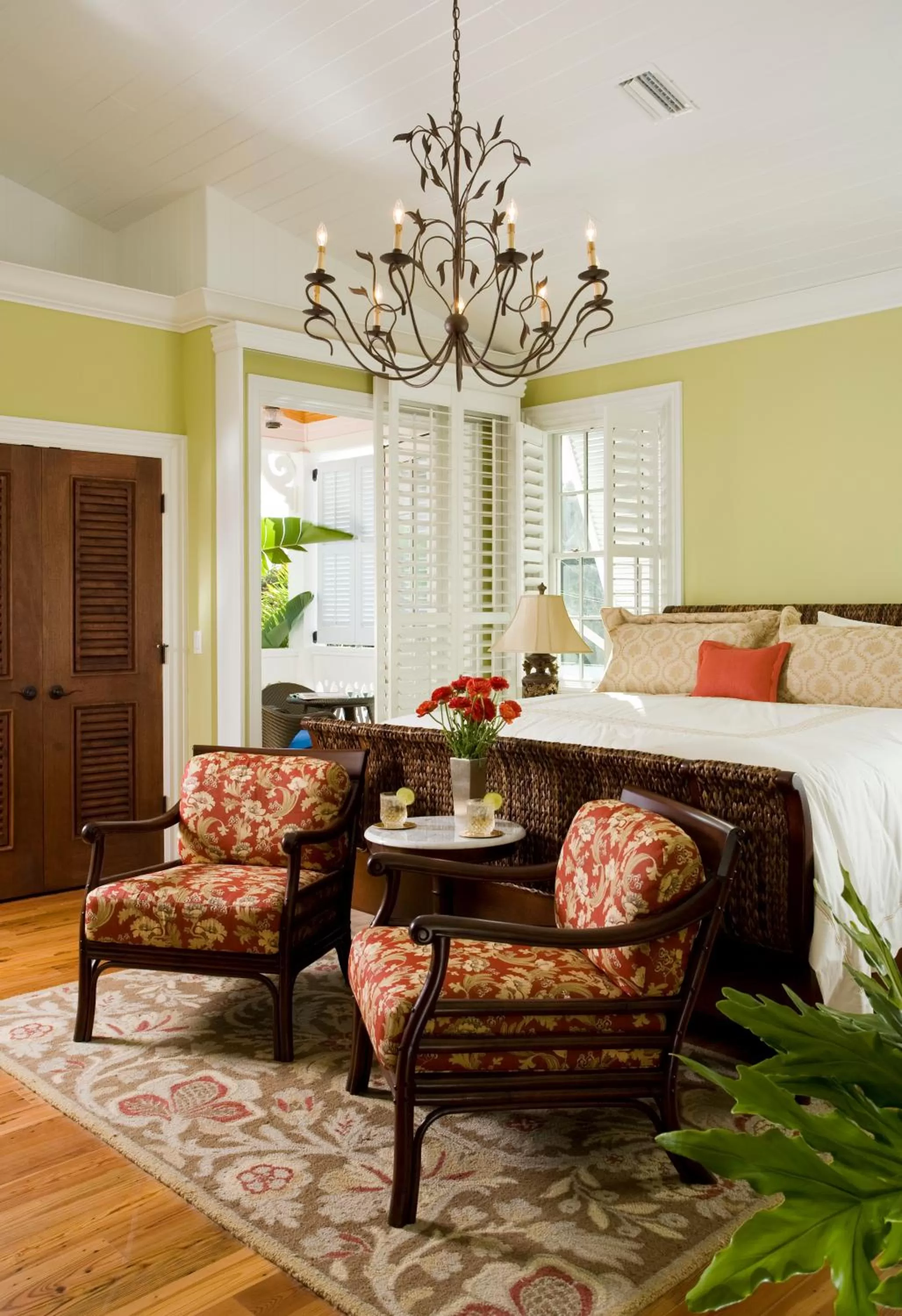 Bed in Port d'Hiver Bed and Breakfast