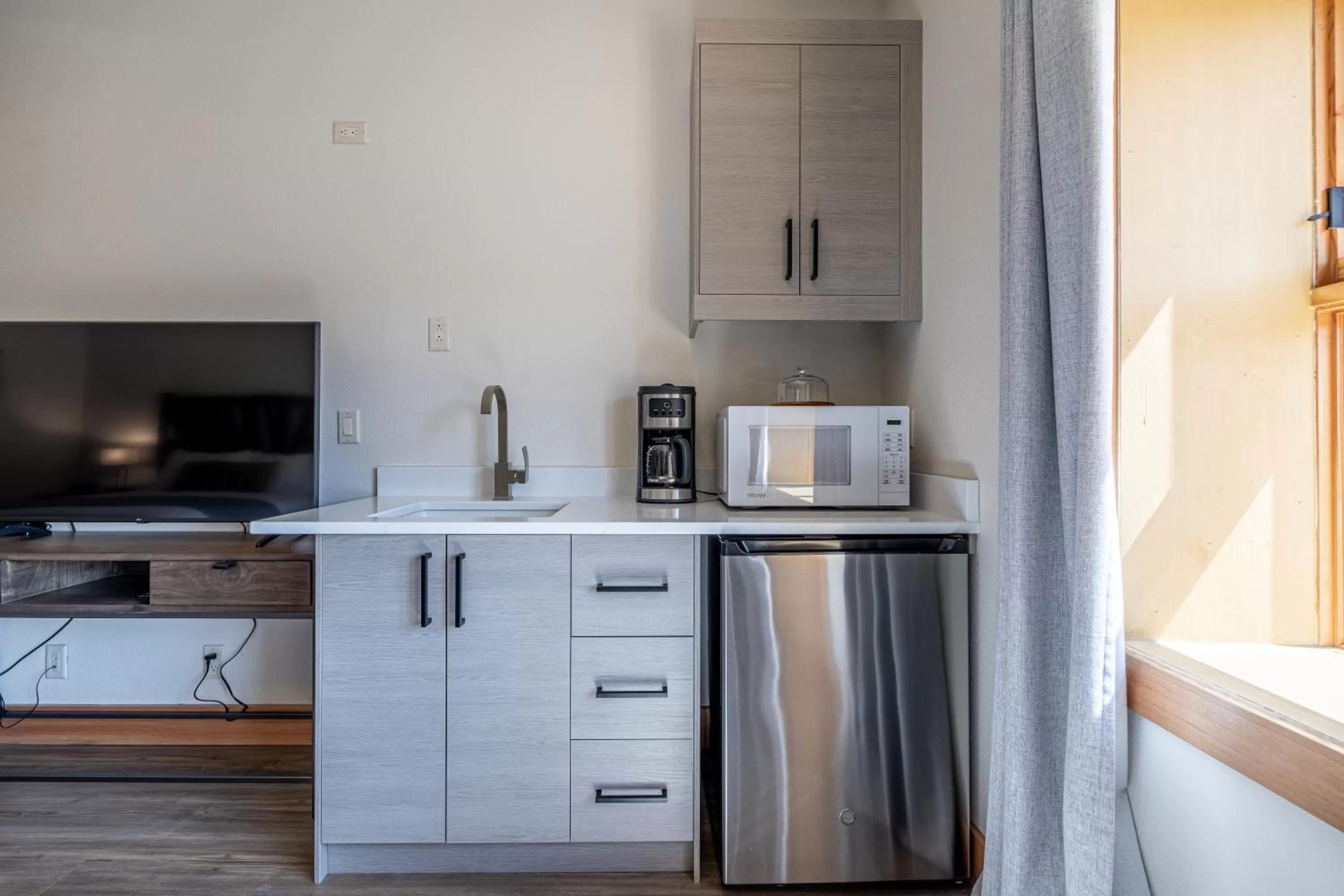 Kitchen or kitchenette in Alpen Dorf Pension