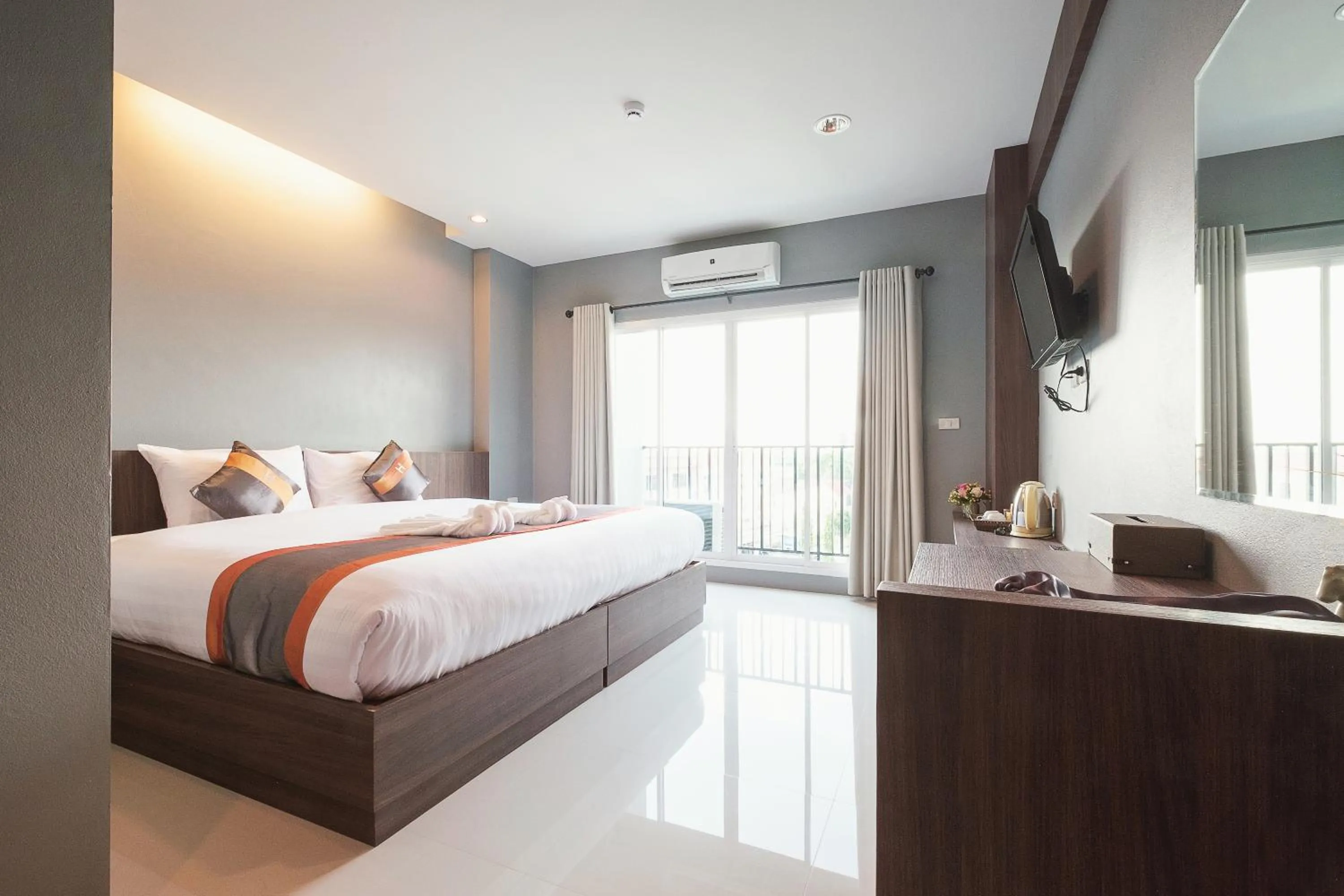 Bed in Hansanan Hotel