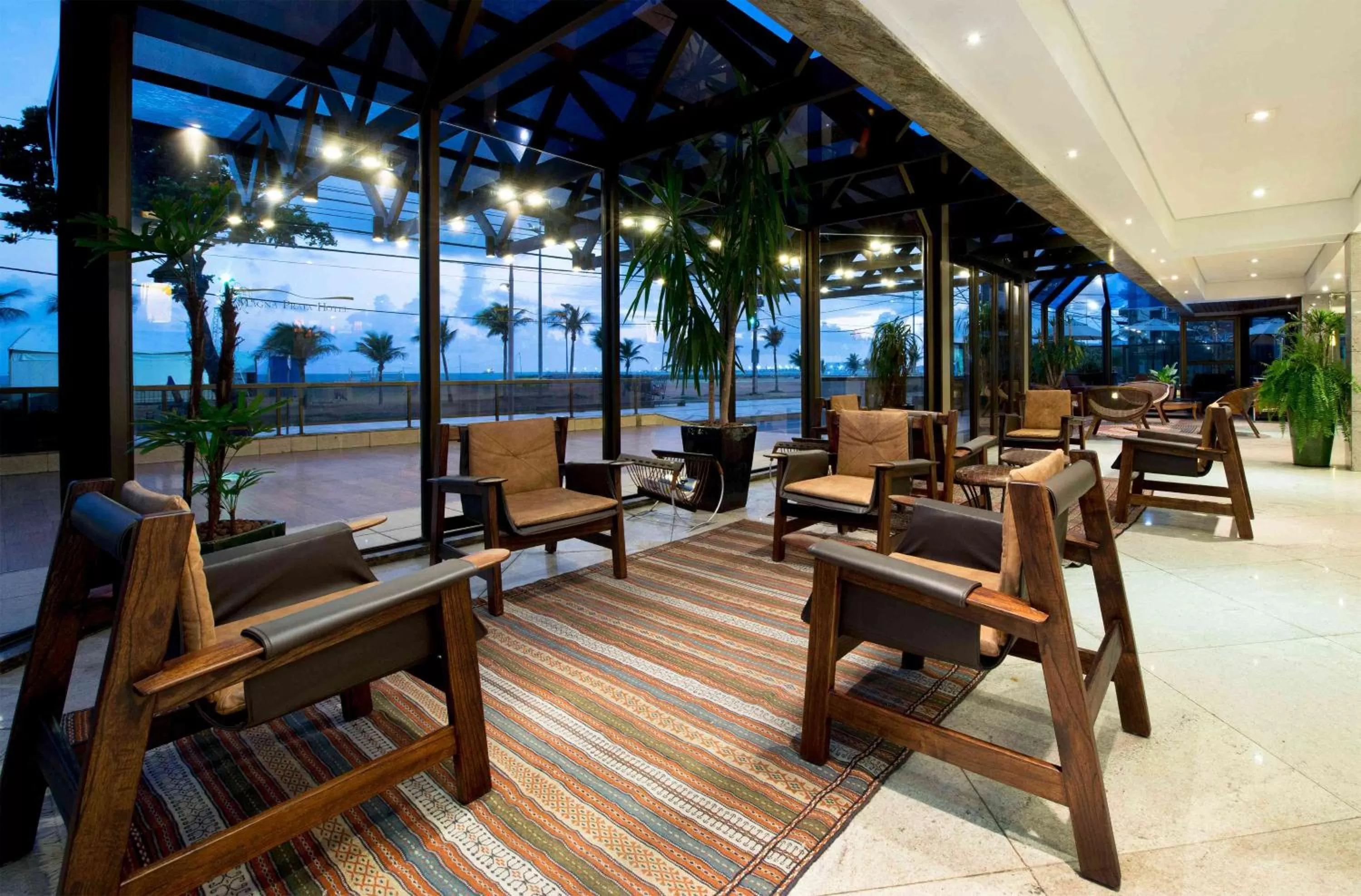 Lobby or reception in Magna Praia Hotel