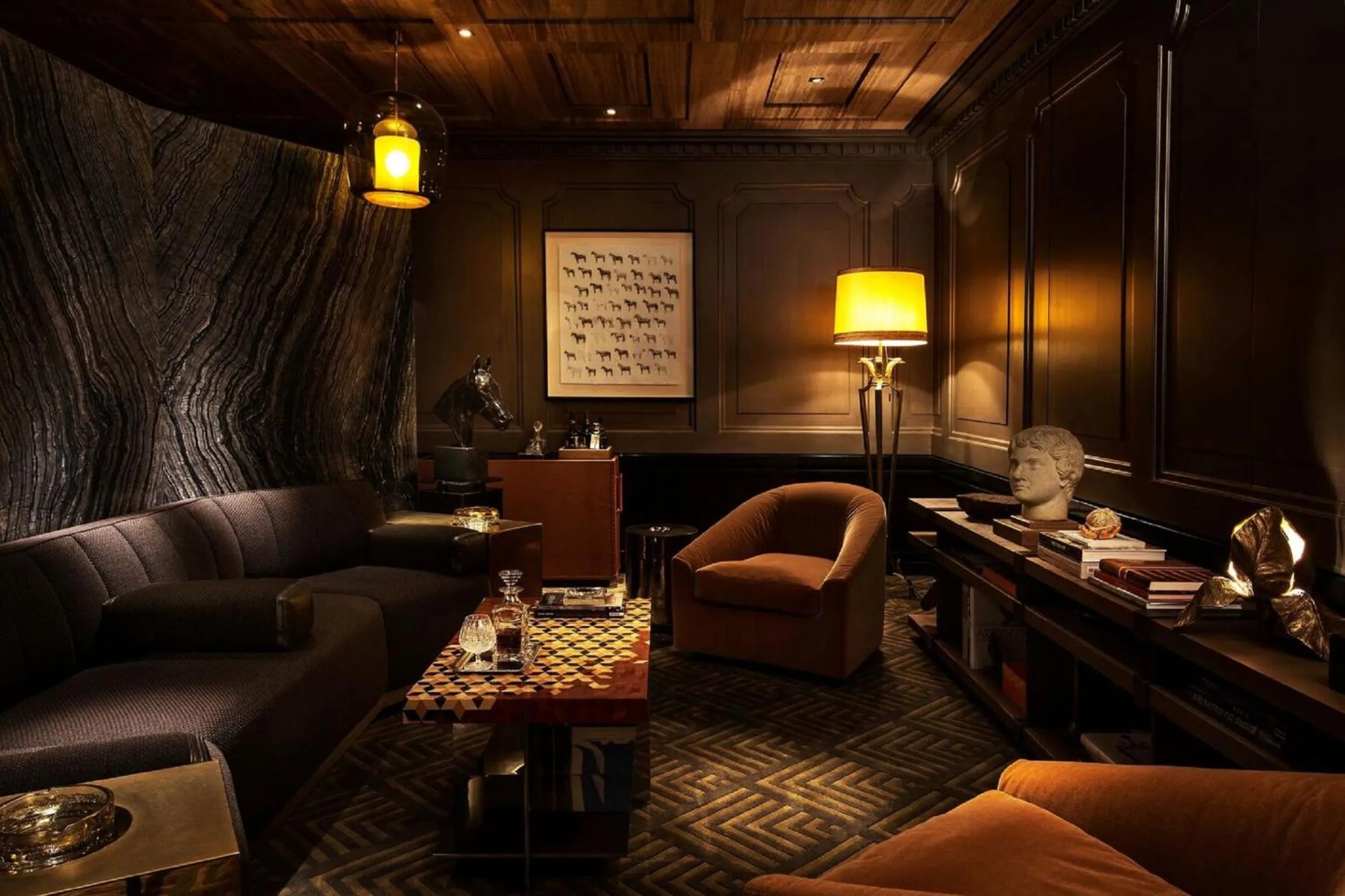 Living room in Hotel de Crillon