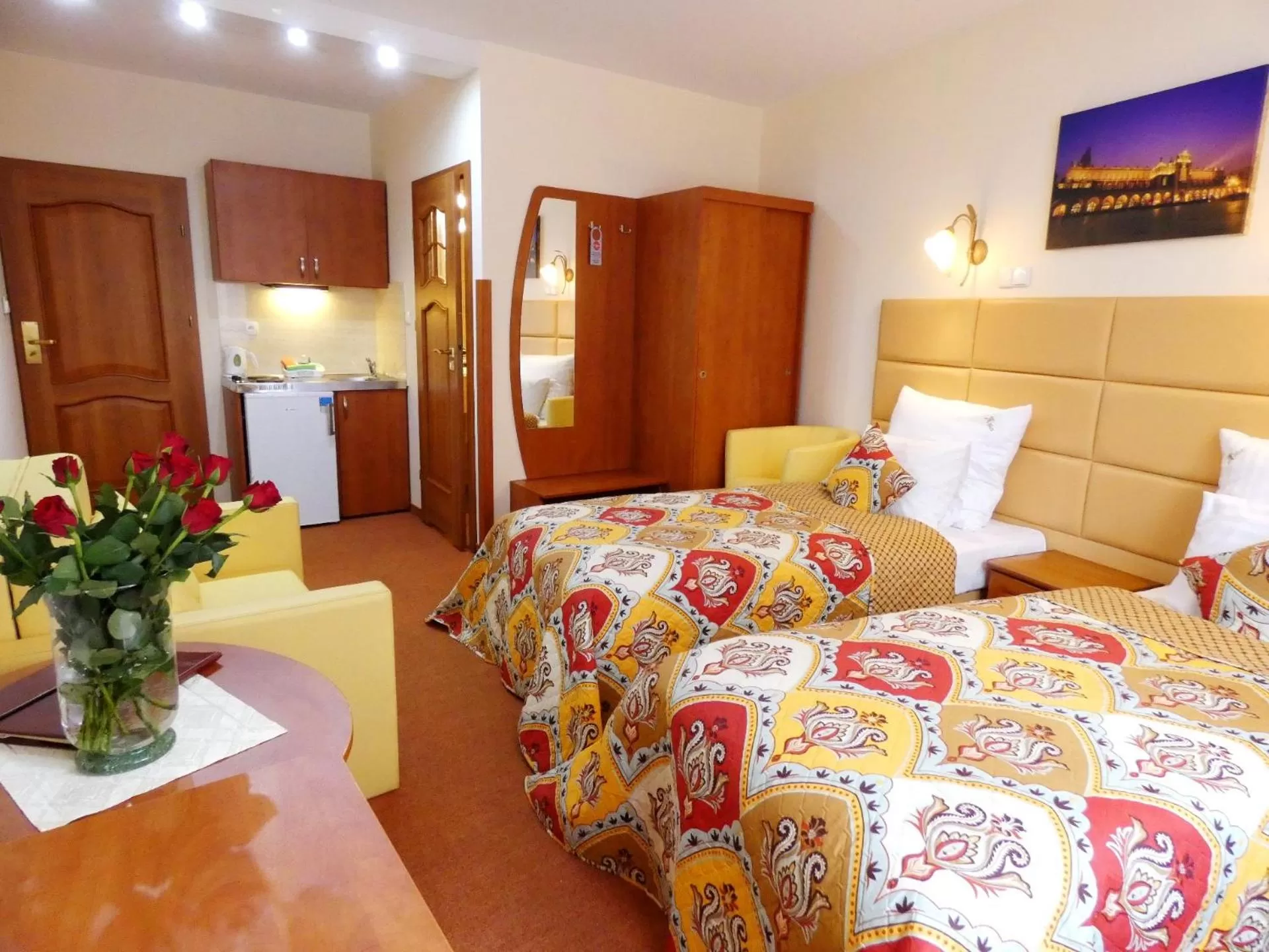 Bed in Aparthotel Adler