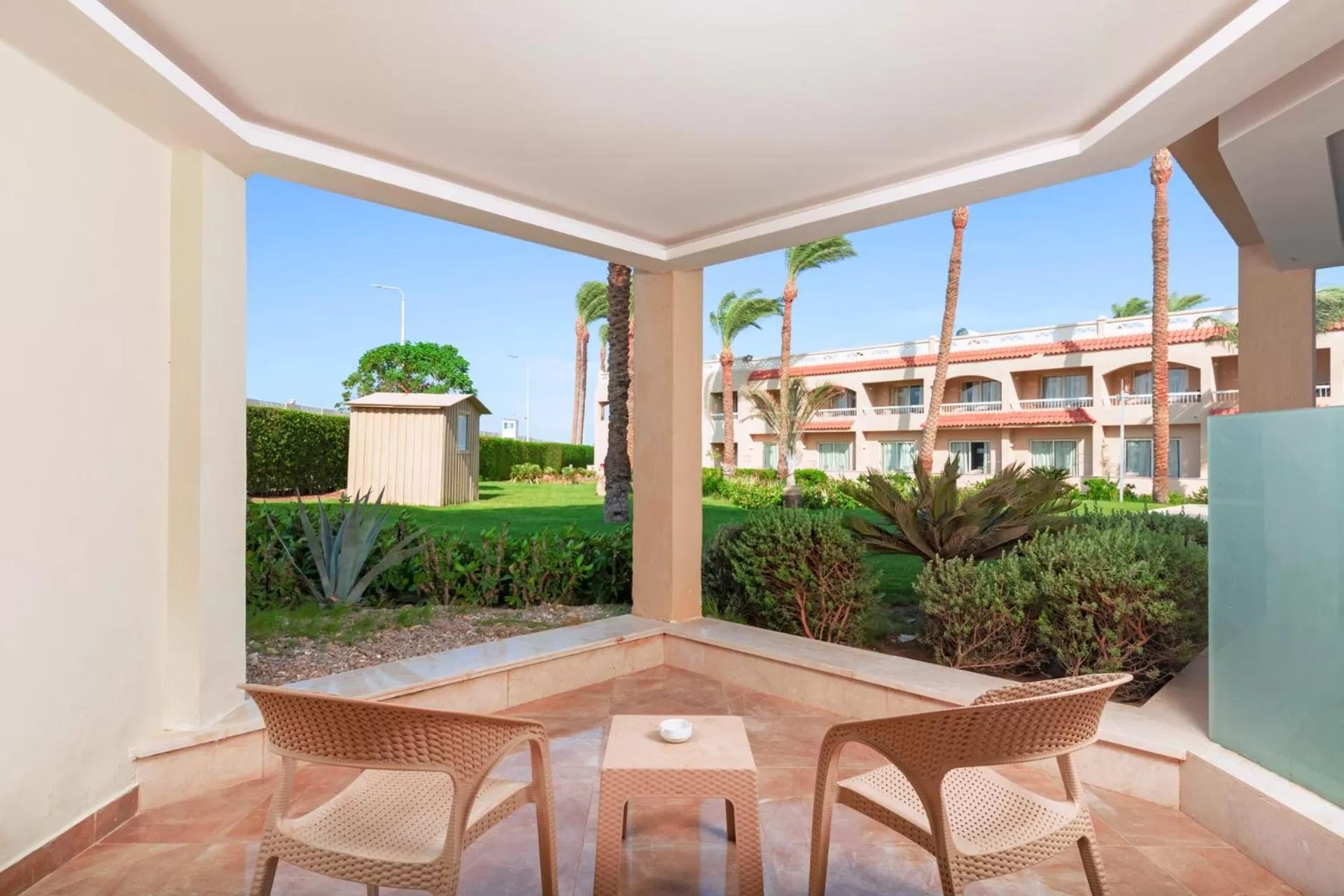 Garden view in Beach Albatros Aqua Park - Hurghada