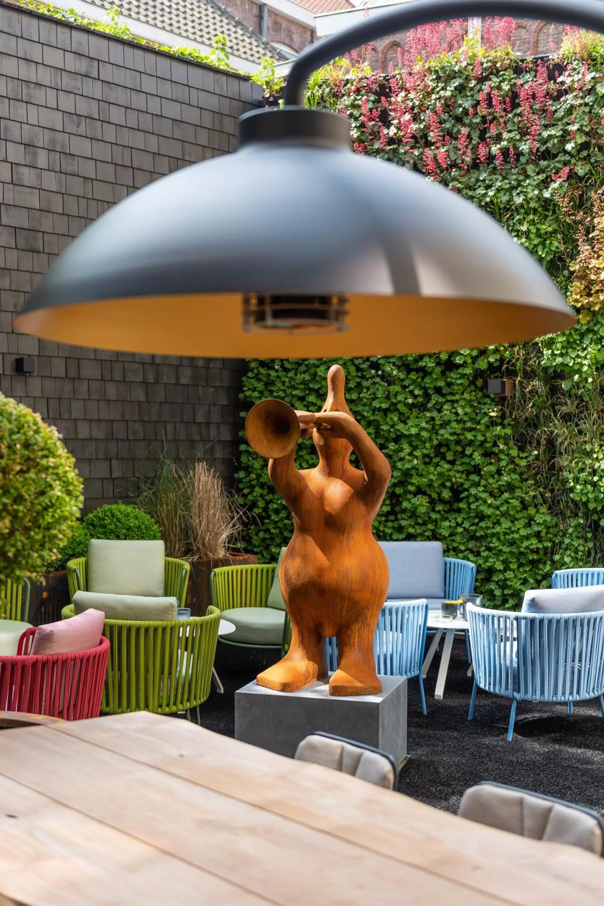 Garden in Boutique Hotel Sablon by CW Hotel Collection