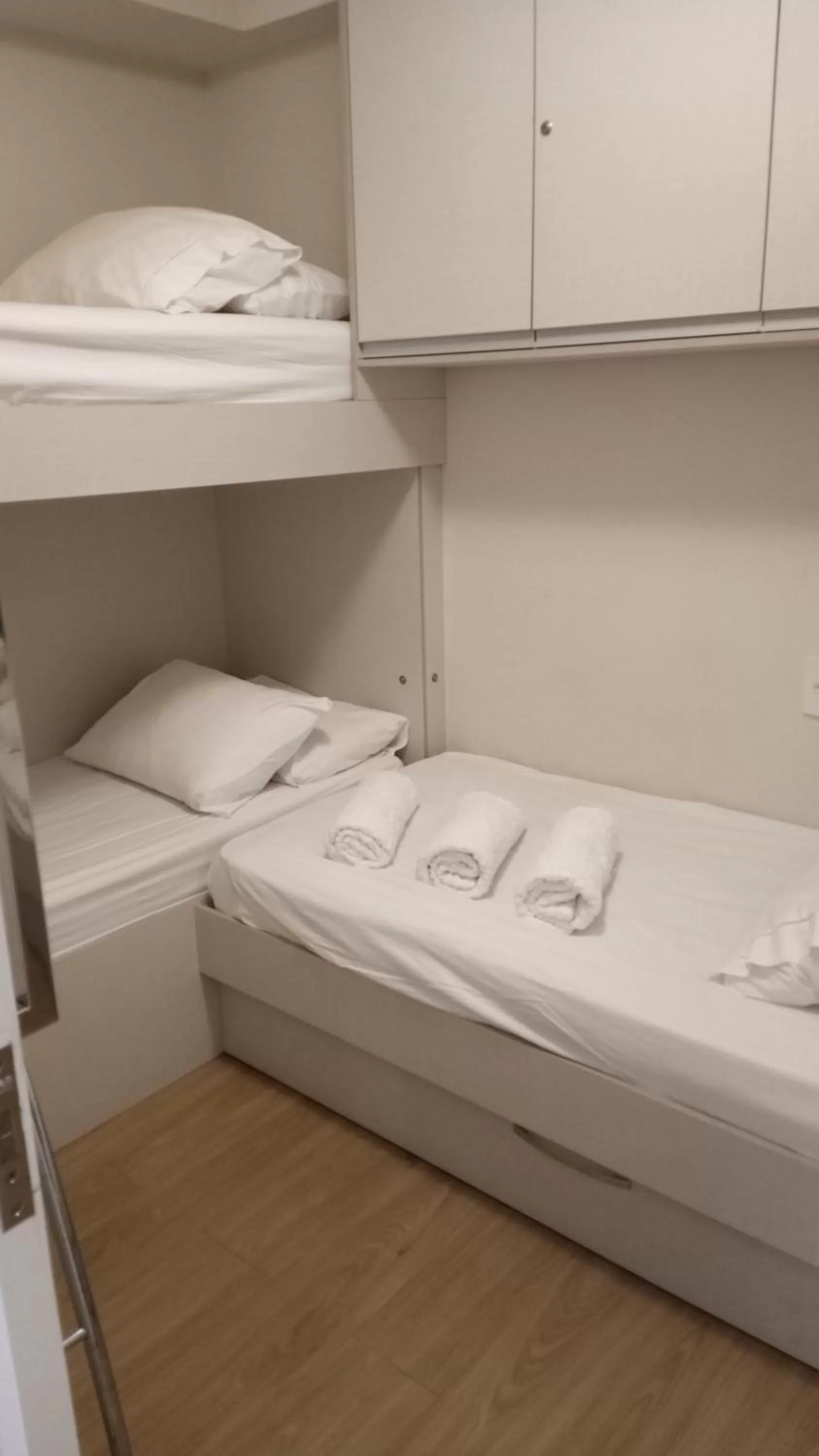 Bed in Apart Hotel Vista Azul - hospedagem nas montanhas