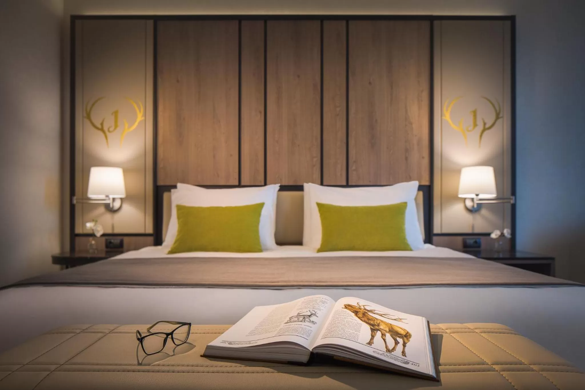 Bed in Hotel Jägerhof