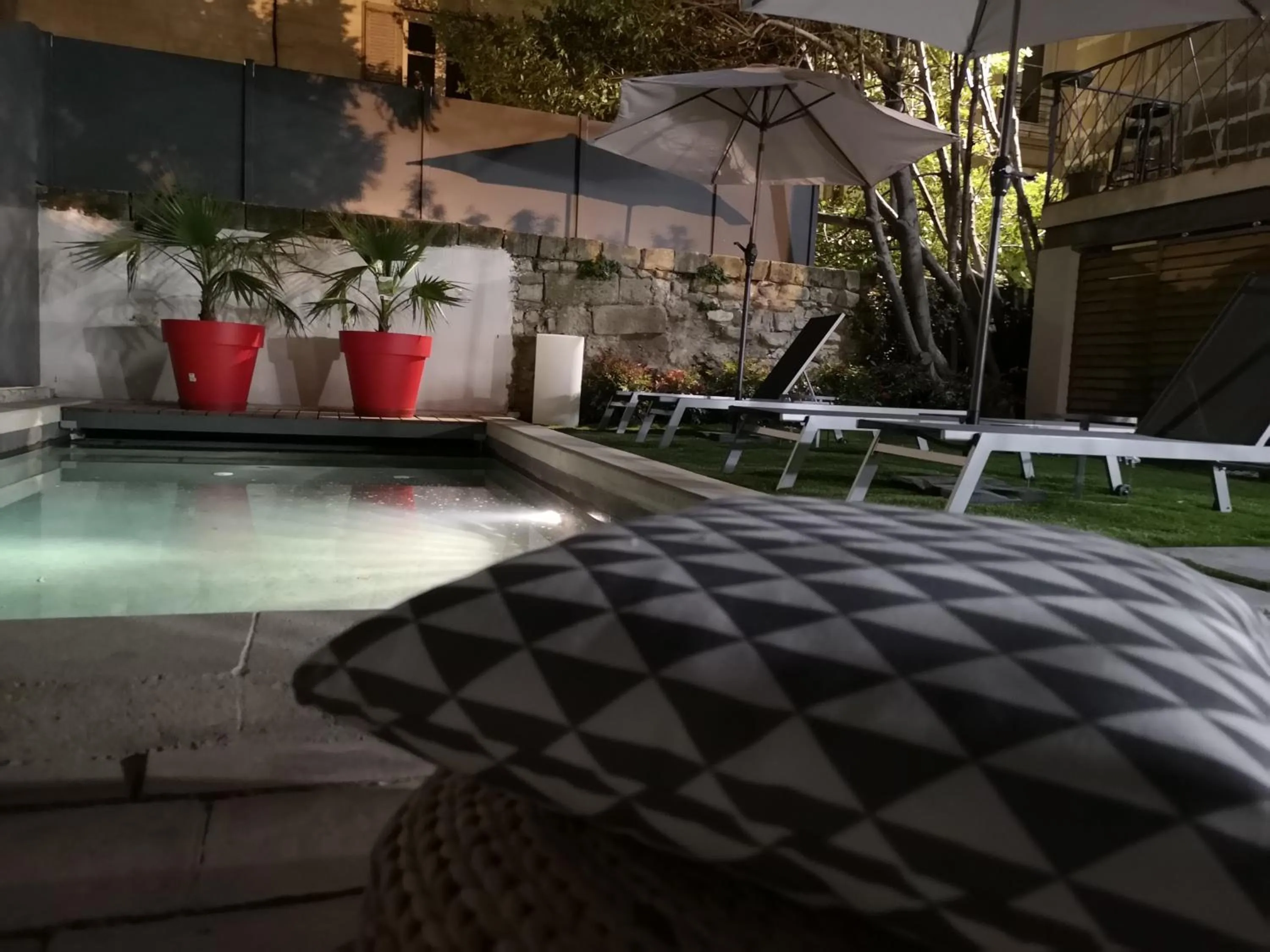 Pool view in La Maison Grivolas Appartements et Maison d'hôtes