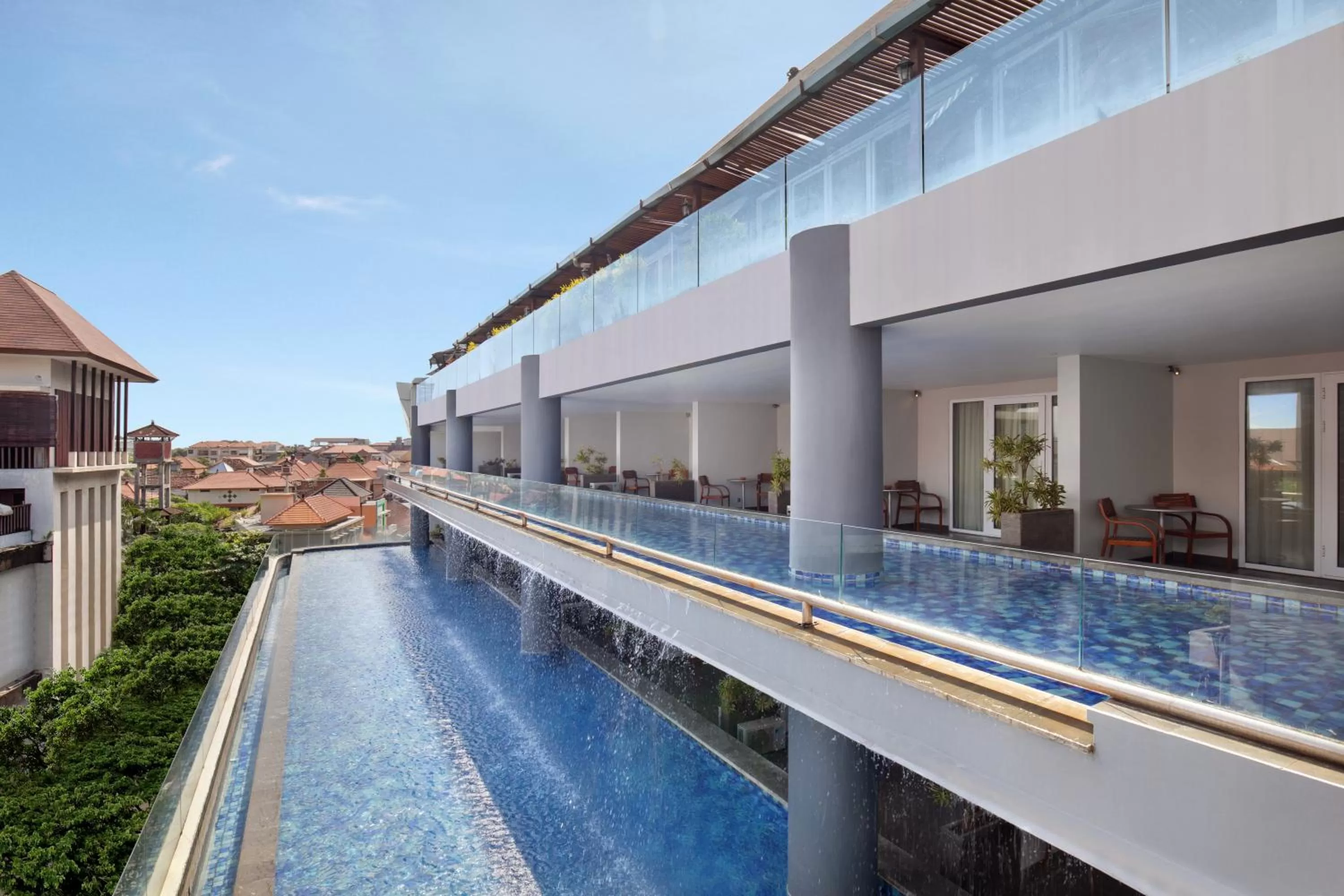 Balcony/Terrace in The Kuta Beach Heritage Hotel - Managed by Accor