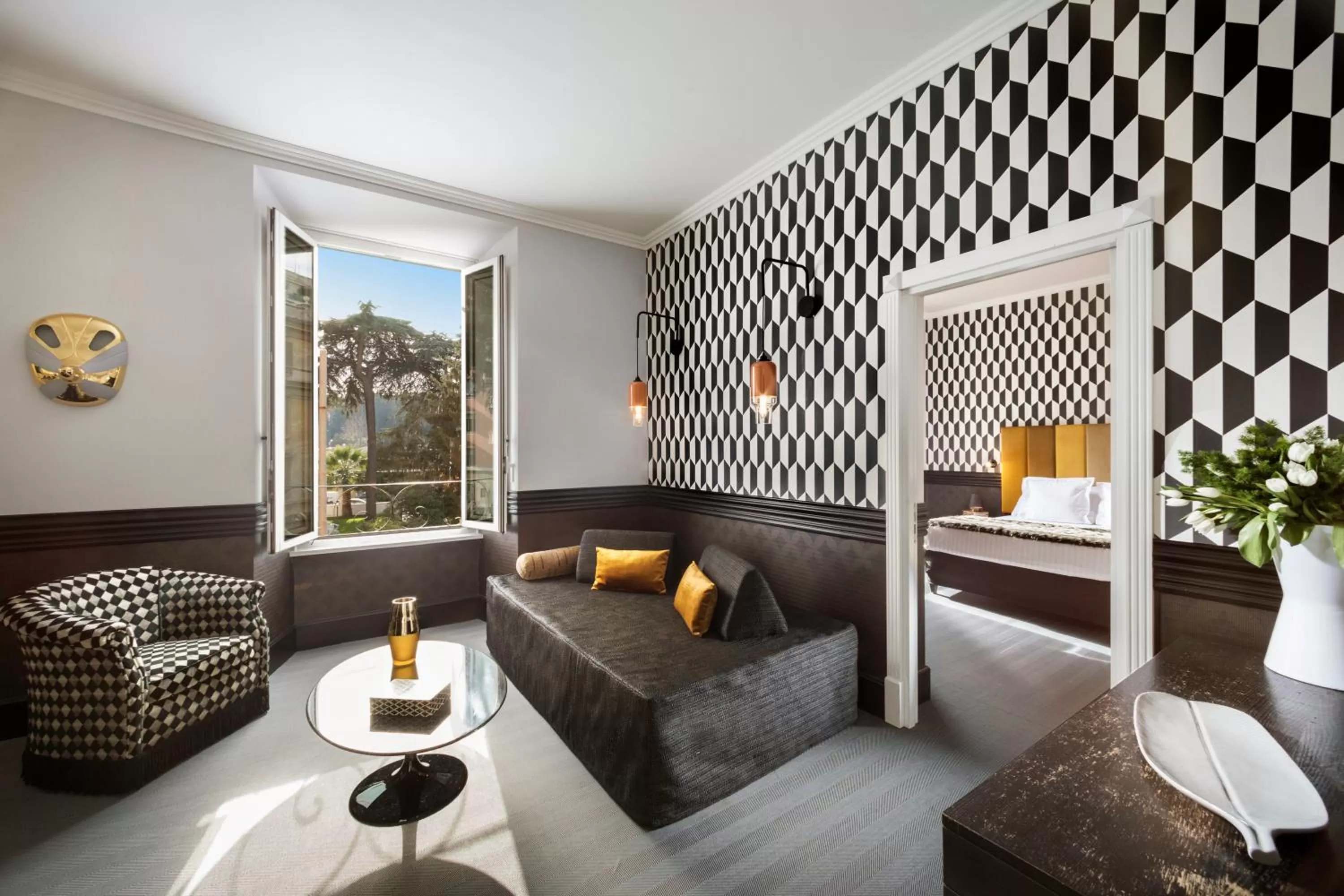 Living room, Bed in Hotel Palazzo Manfredi – Small Luxury Hotels of the World