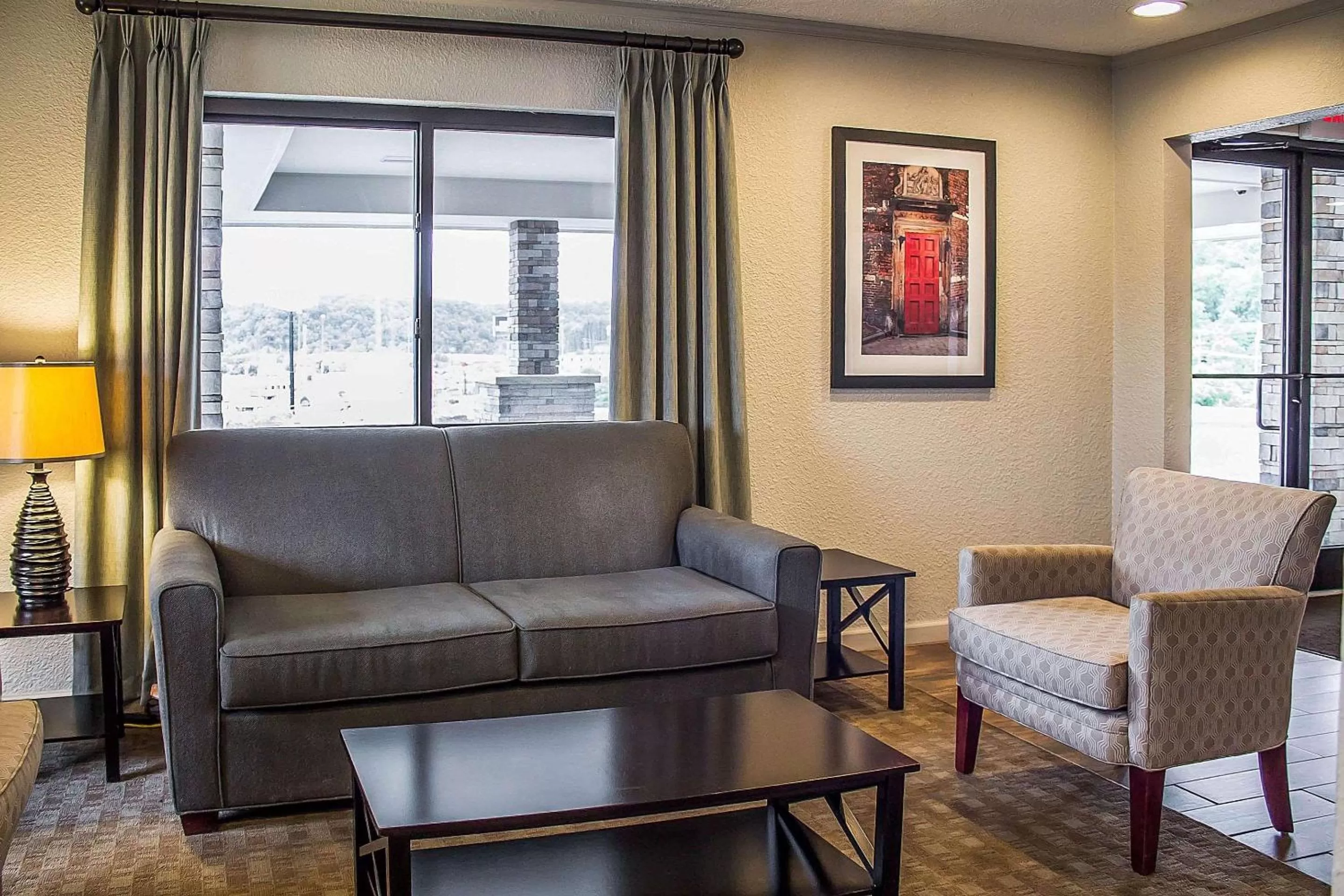 Lobby or reception in Quality Inn Cambridge