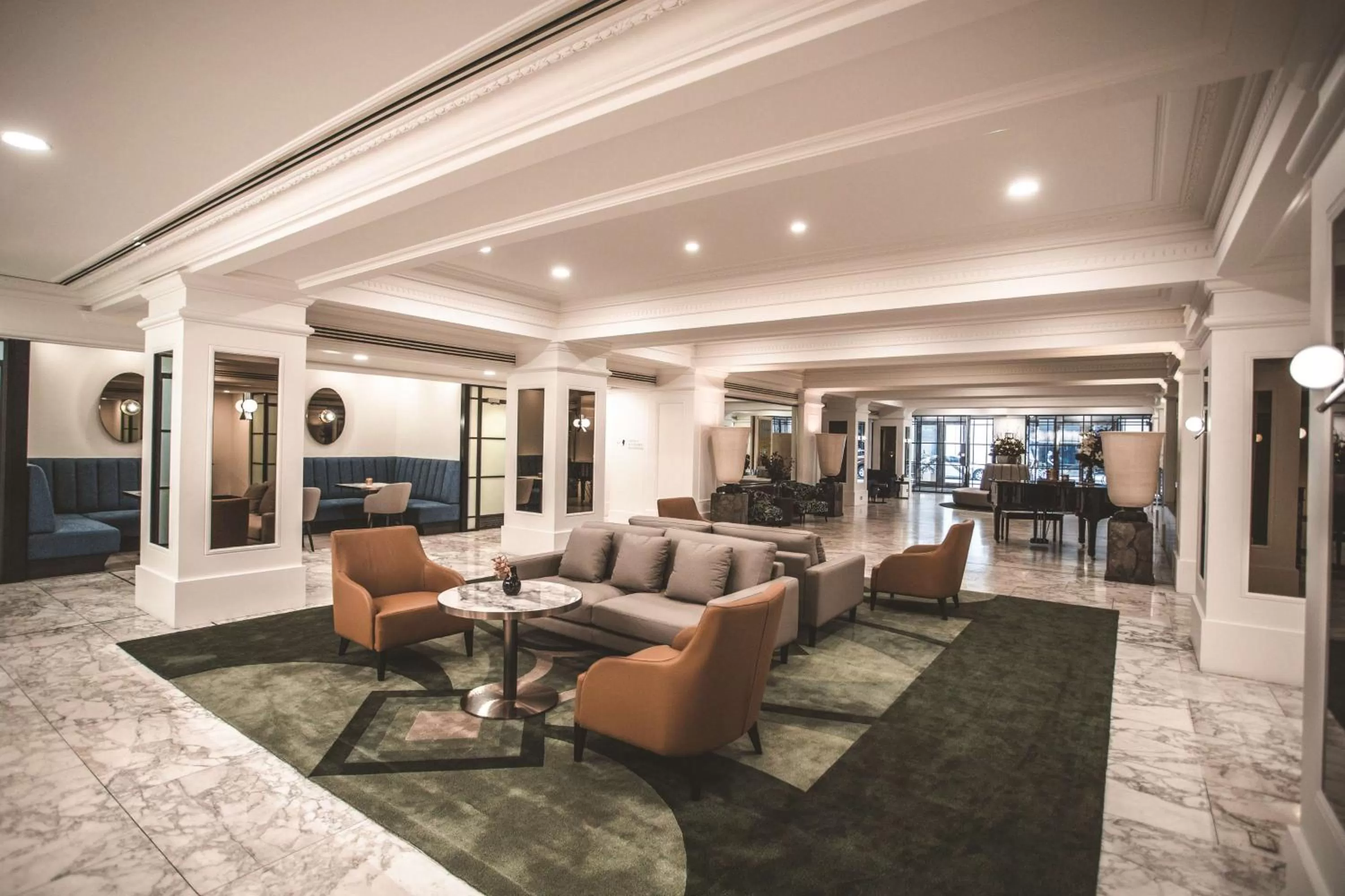 Lobby or reception in The Savoy Hotel on Little Collins Melbourne