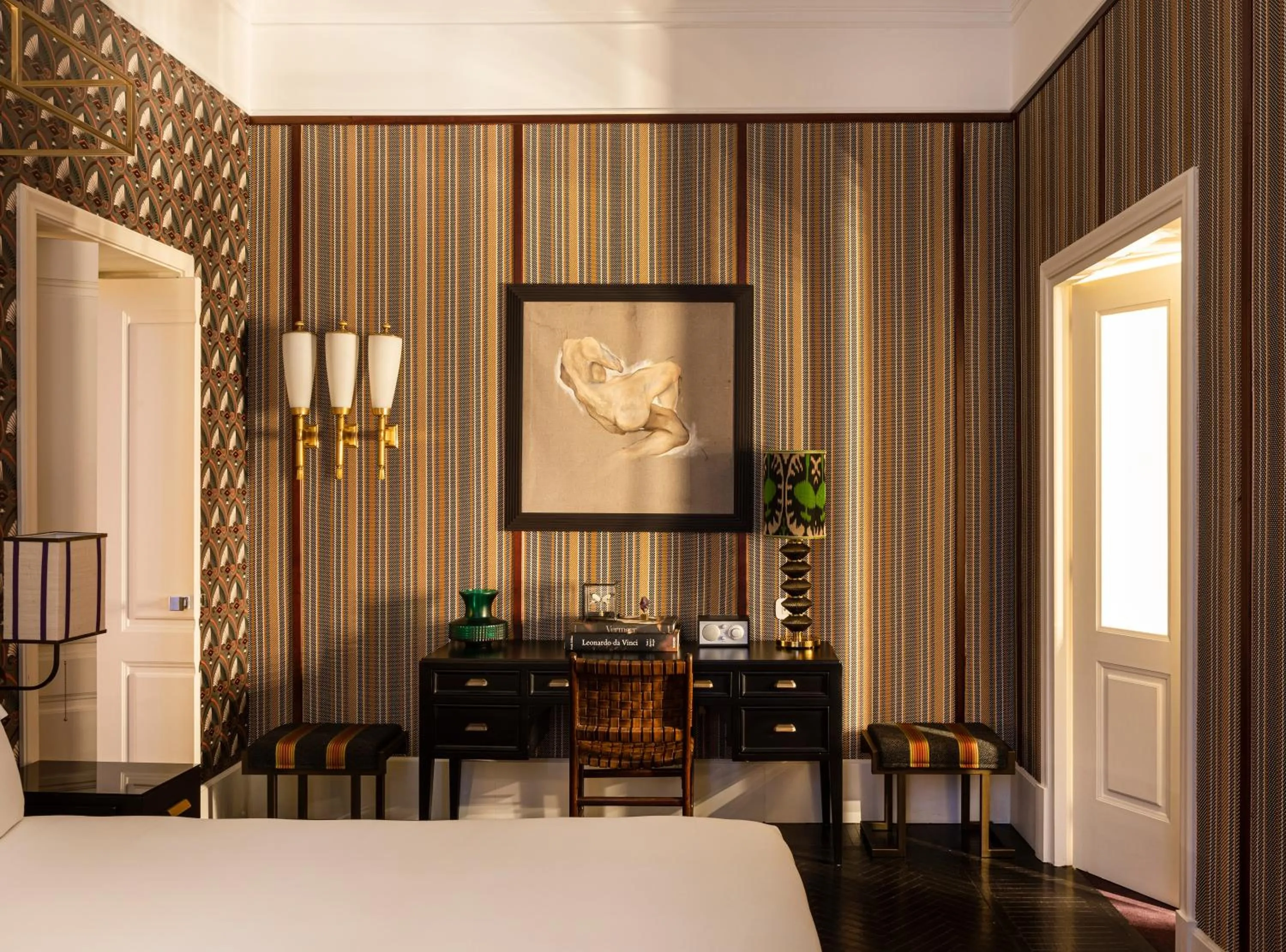 Decorative detail, Bed in Hotel Vilòn - Small Luxury Hotels of the World