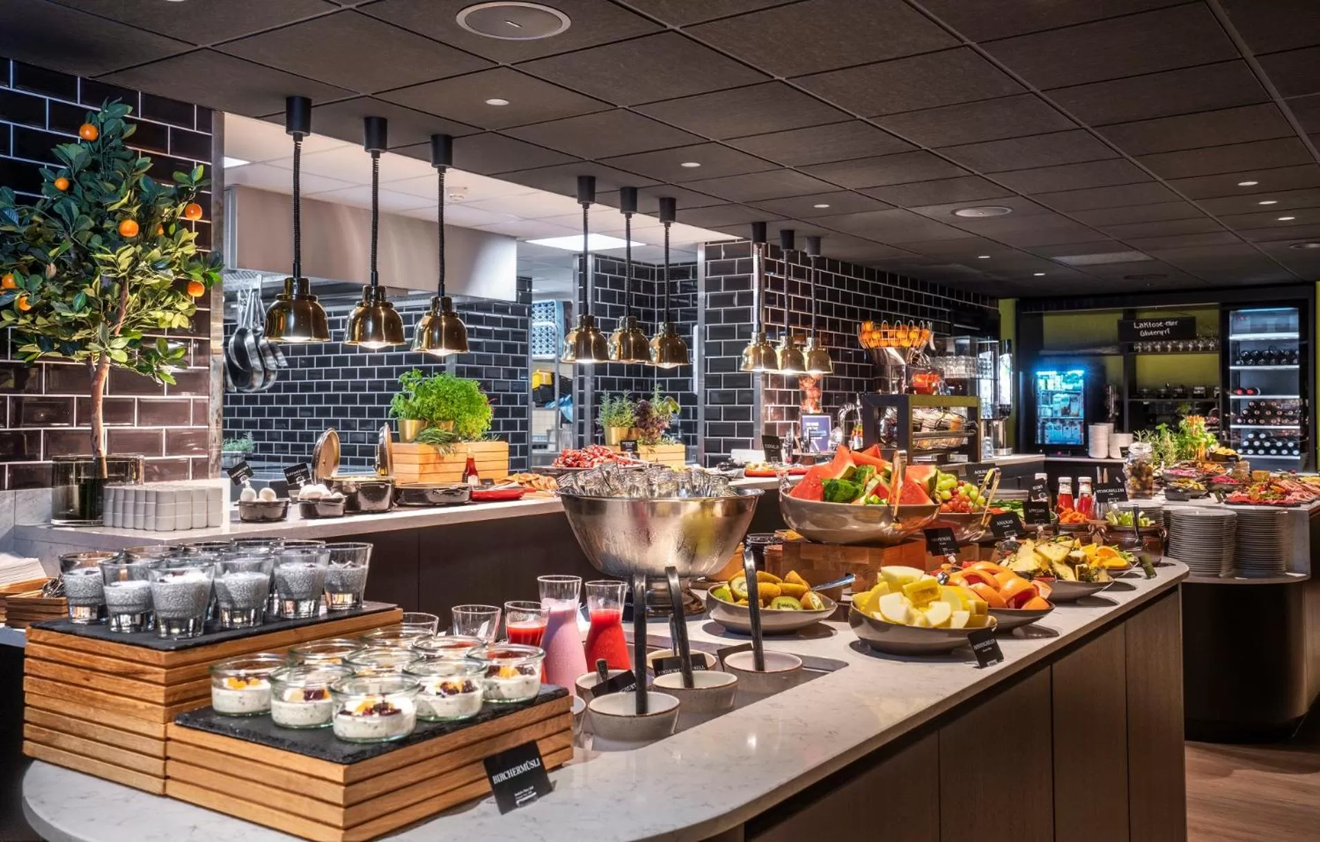 Buffet breakfast in Thon Hotel Maritim