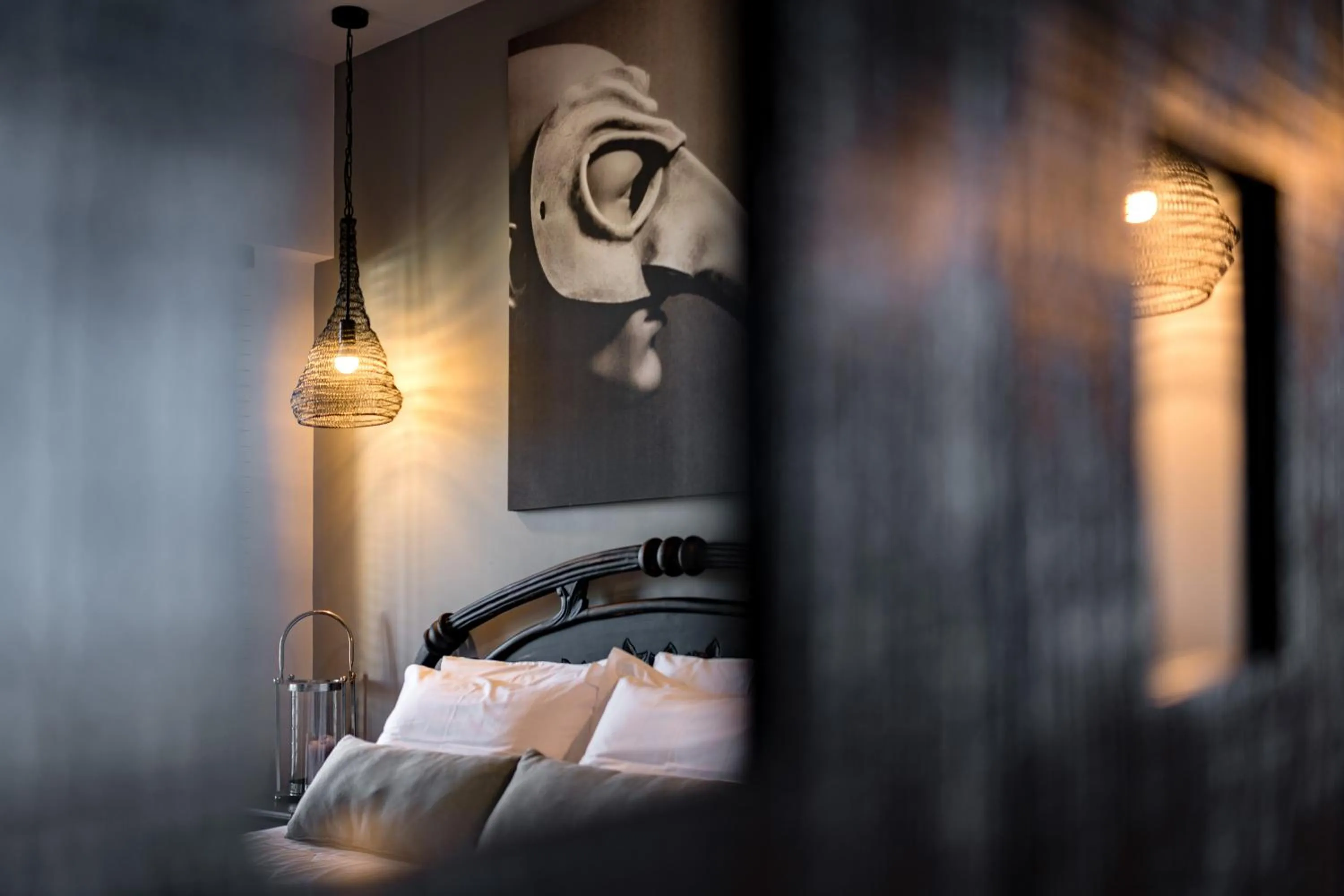 Bed in Anthemion Suites and Villas