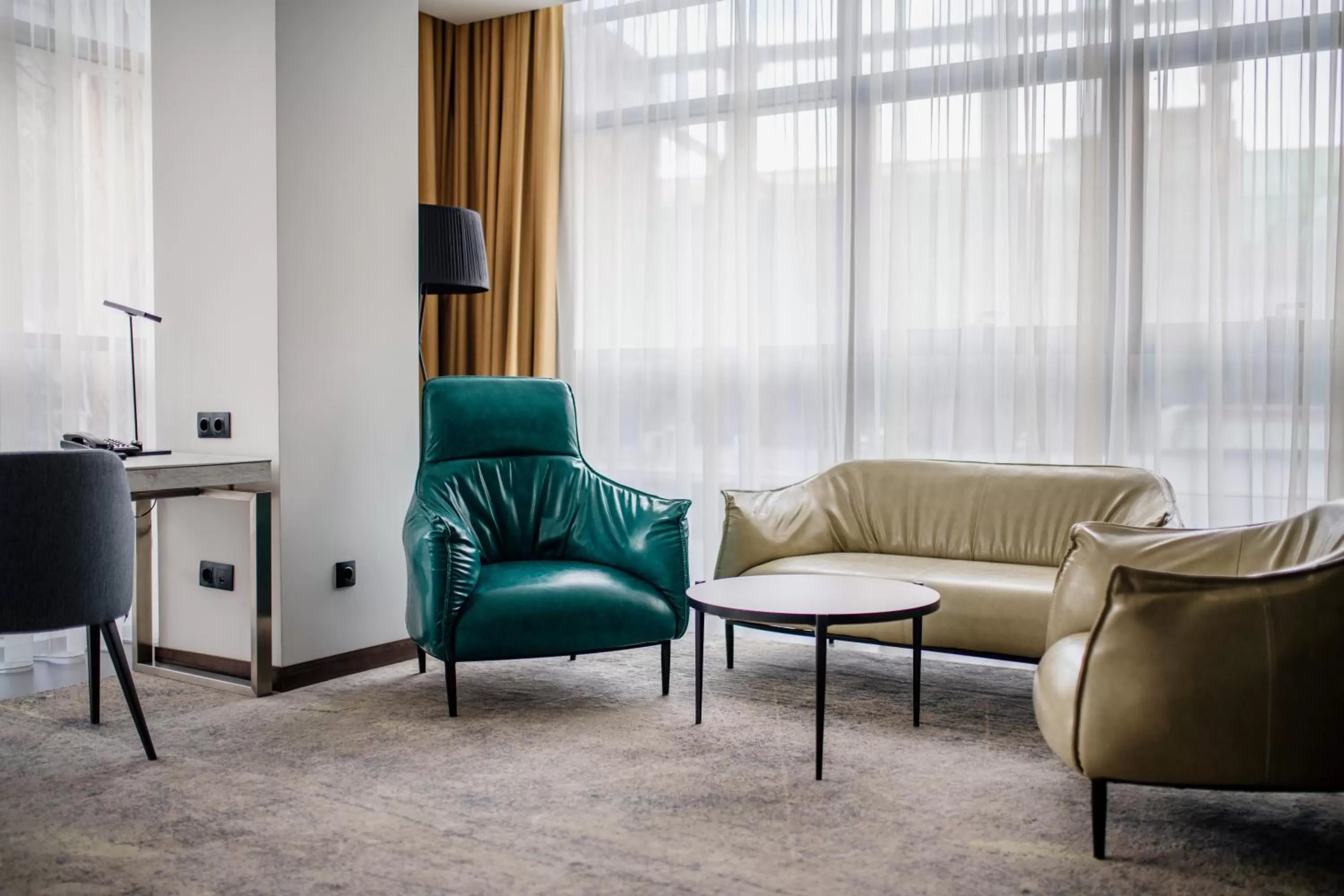 Seating area in Messier 53 Hotel Yerevan