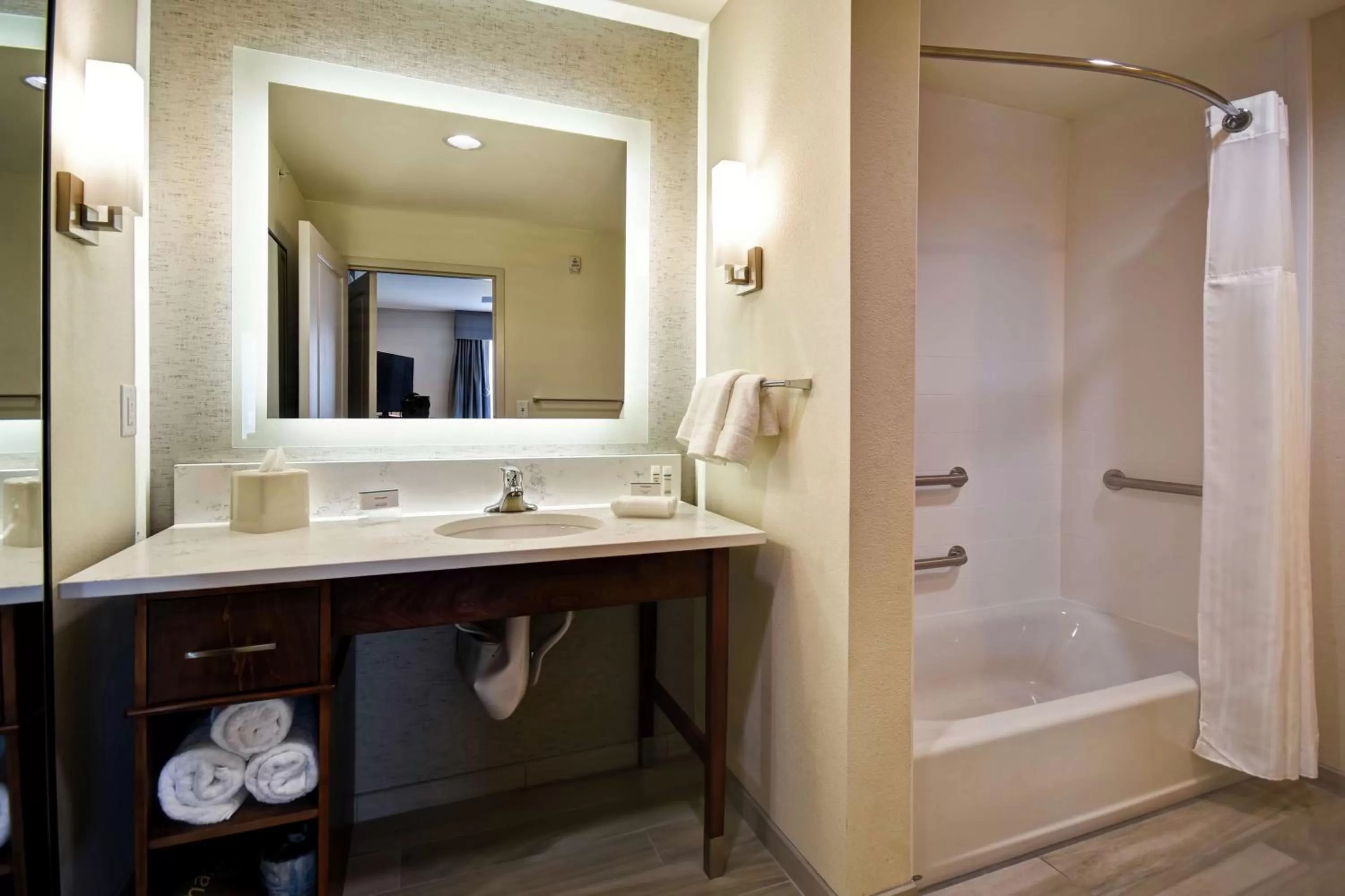Bathroom in Homewood Suites By Hilton Salt Lake City Airport