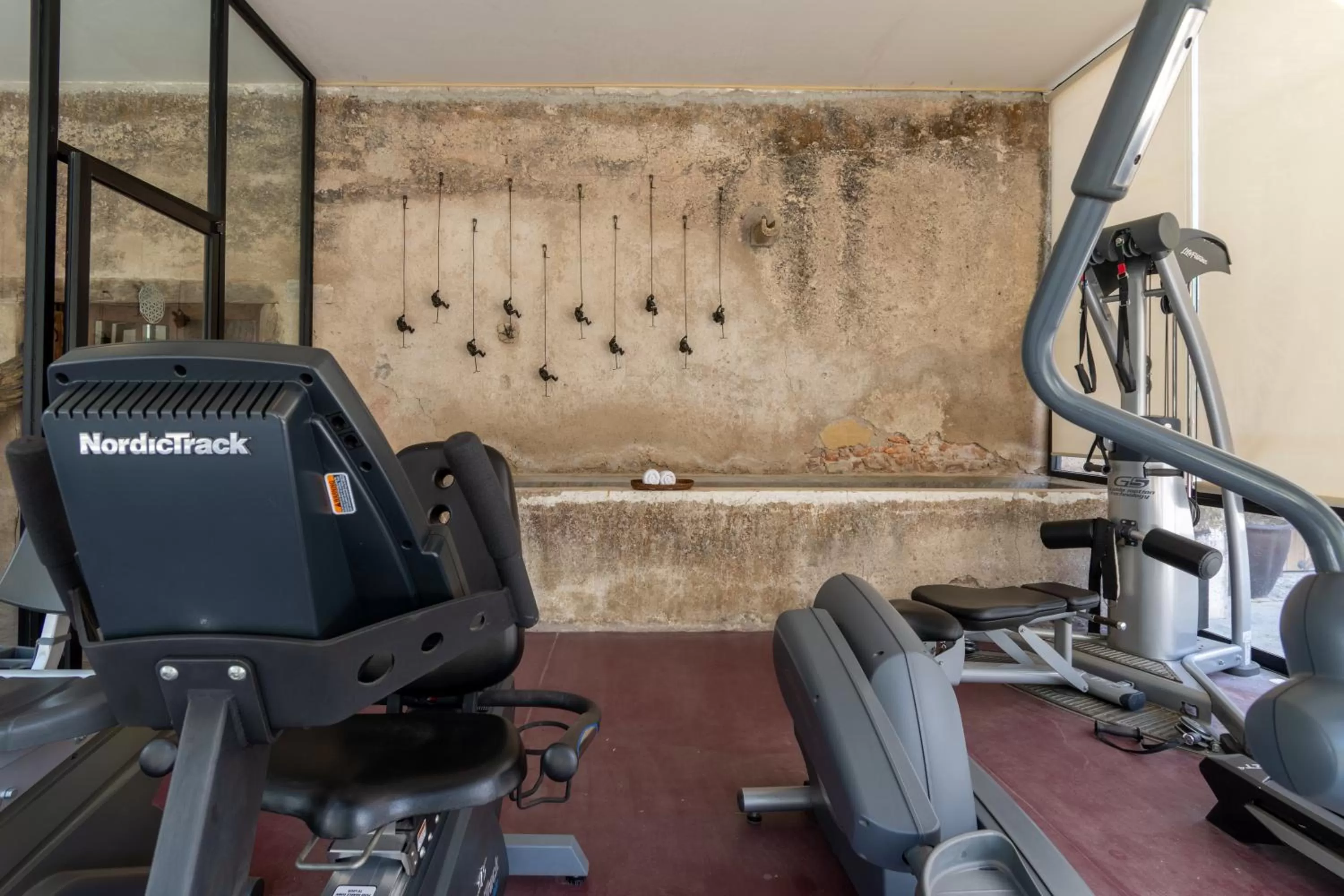 Fitness centre/facilities in Hotel Hacienda San Cristóbal