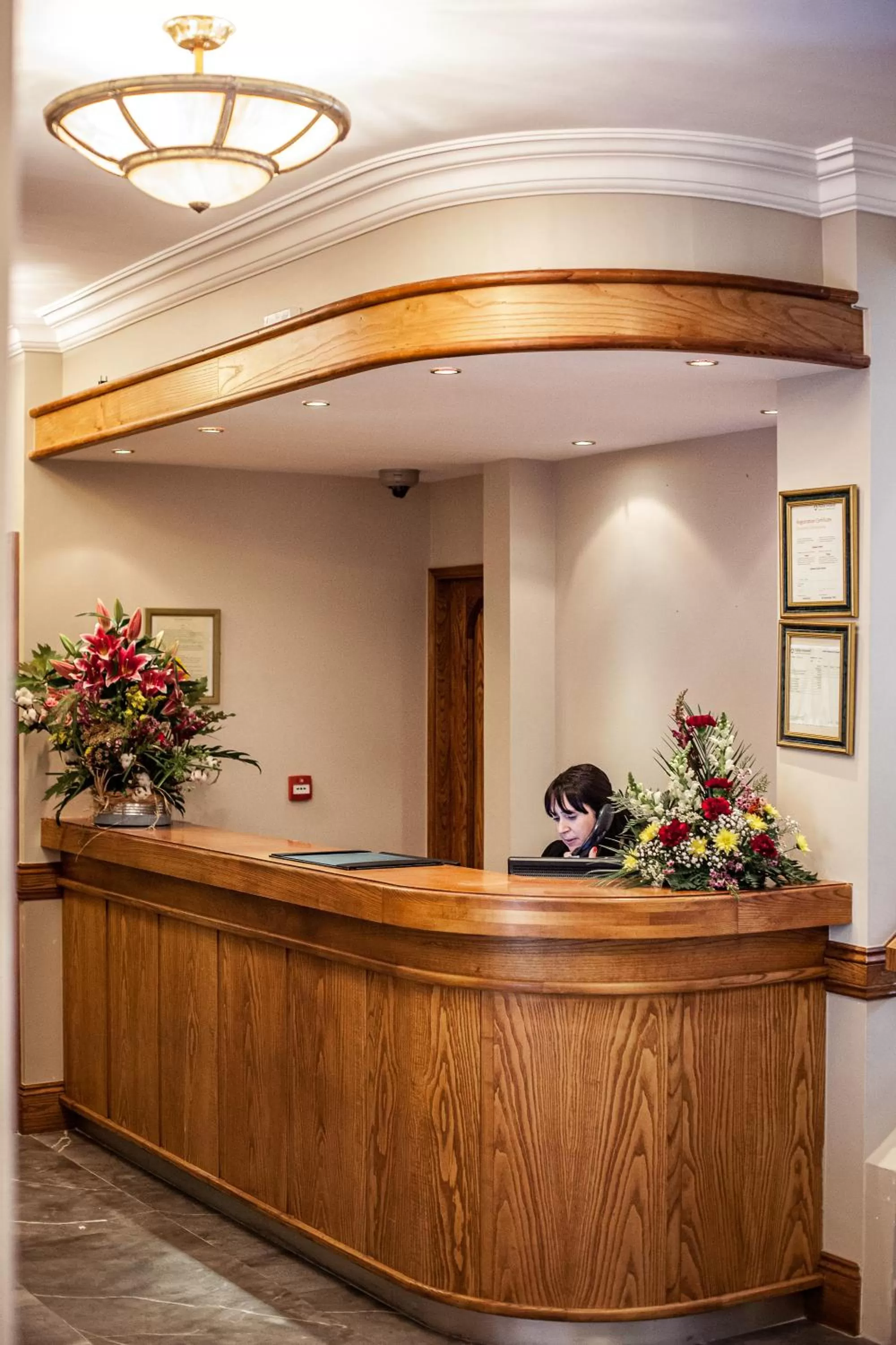 Lobby or reception in Gullane's Hotel
