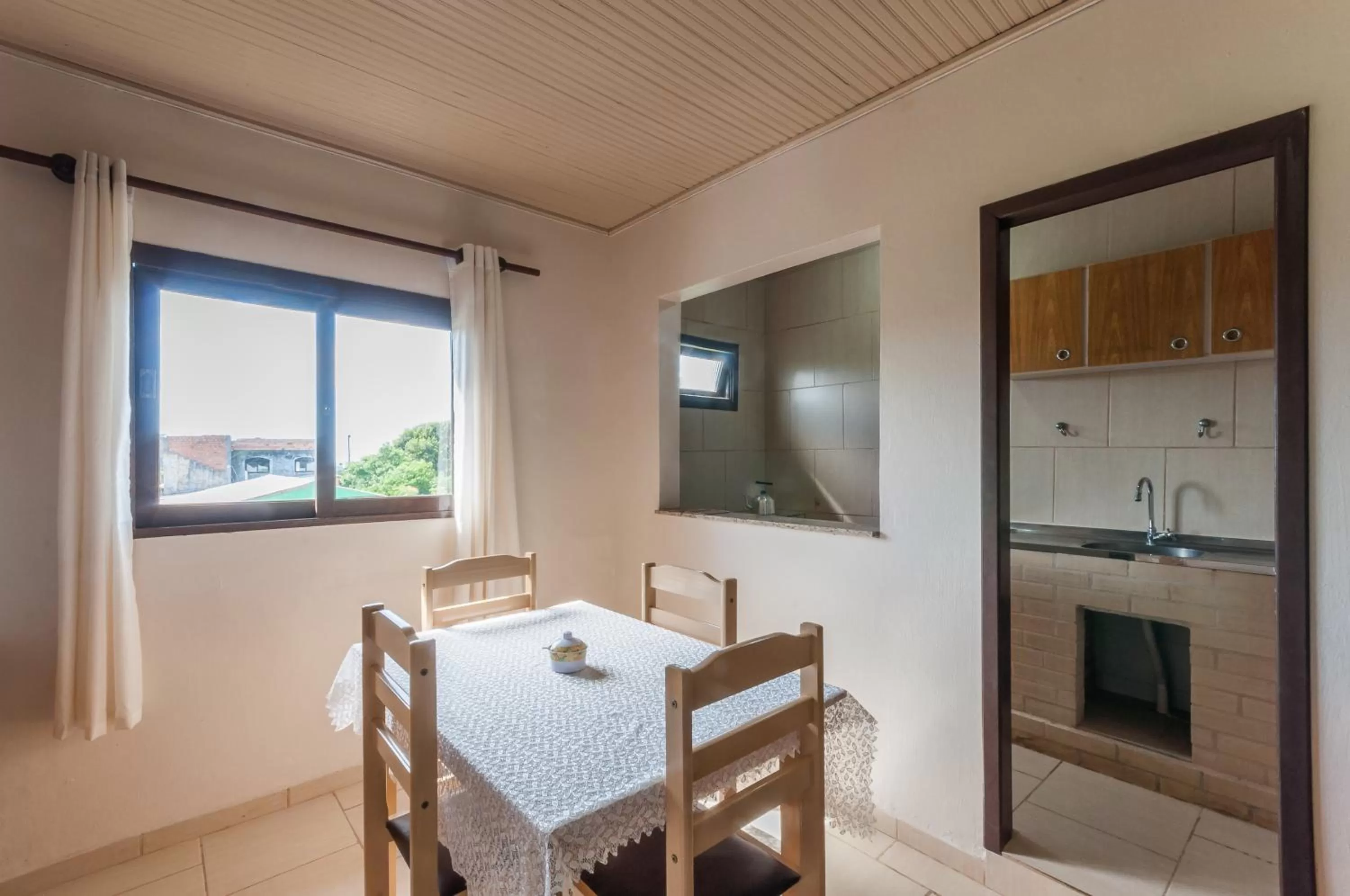 Kitchen or kitchenette in Pousada Itapeva